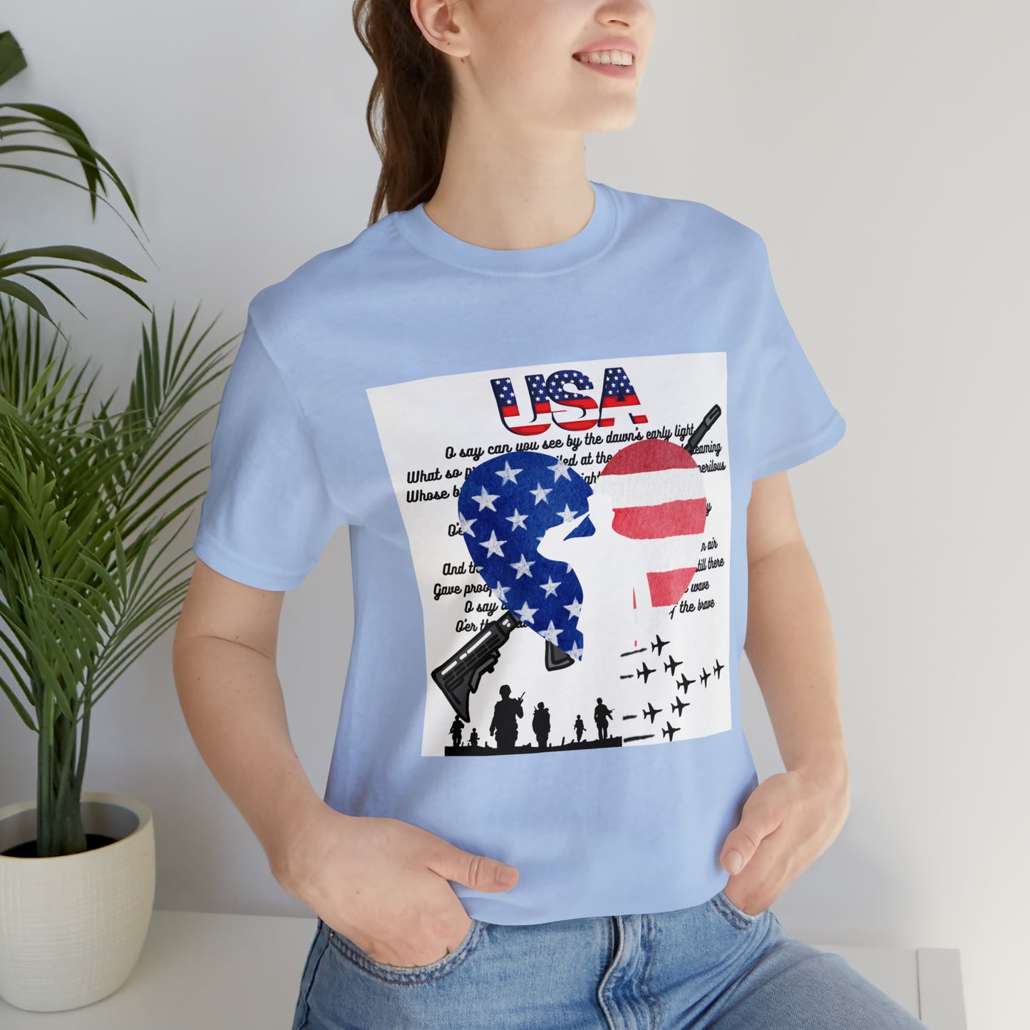 USA Unisex Jersey Short Sleeve Tee