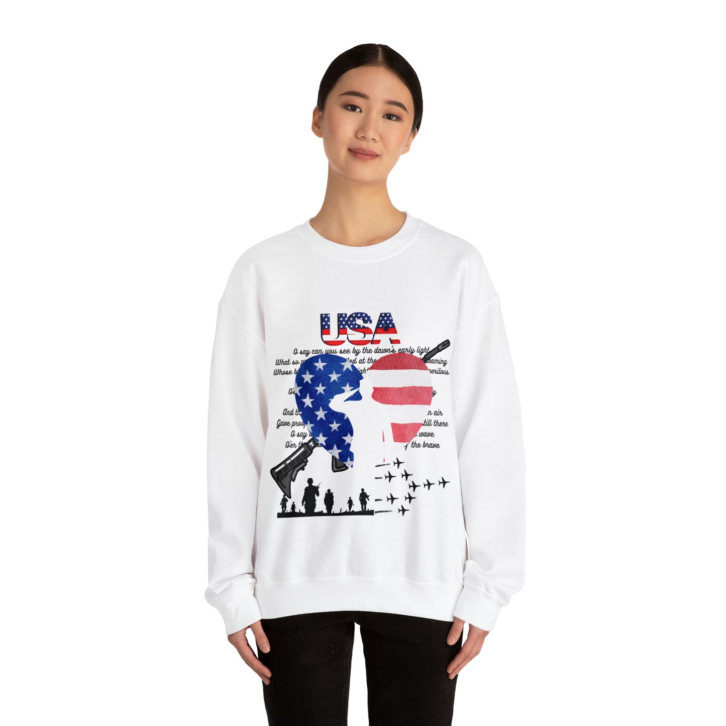 USA Unisex Heavy Blend™ Crewneck Sweatshirt