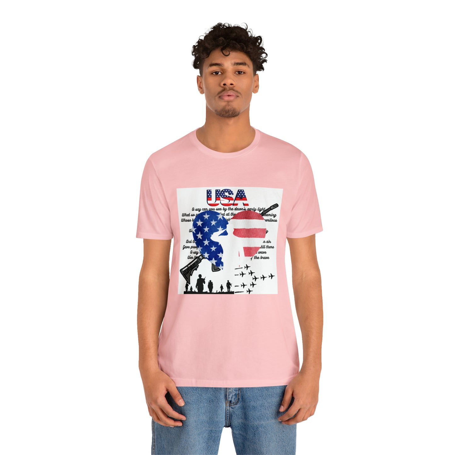 USA Unisex Jersey Short Sleeve Tee