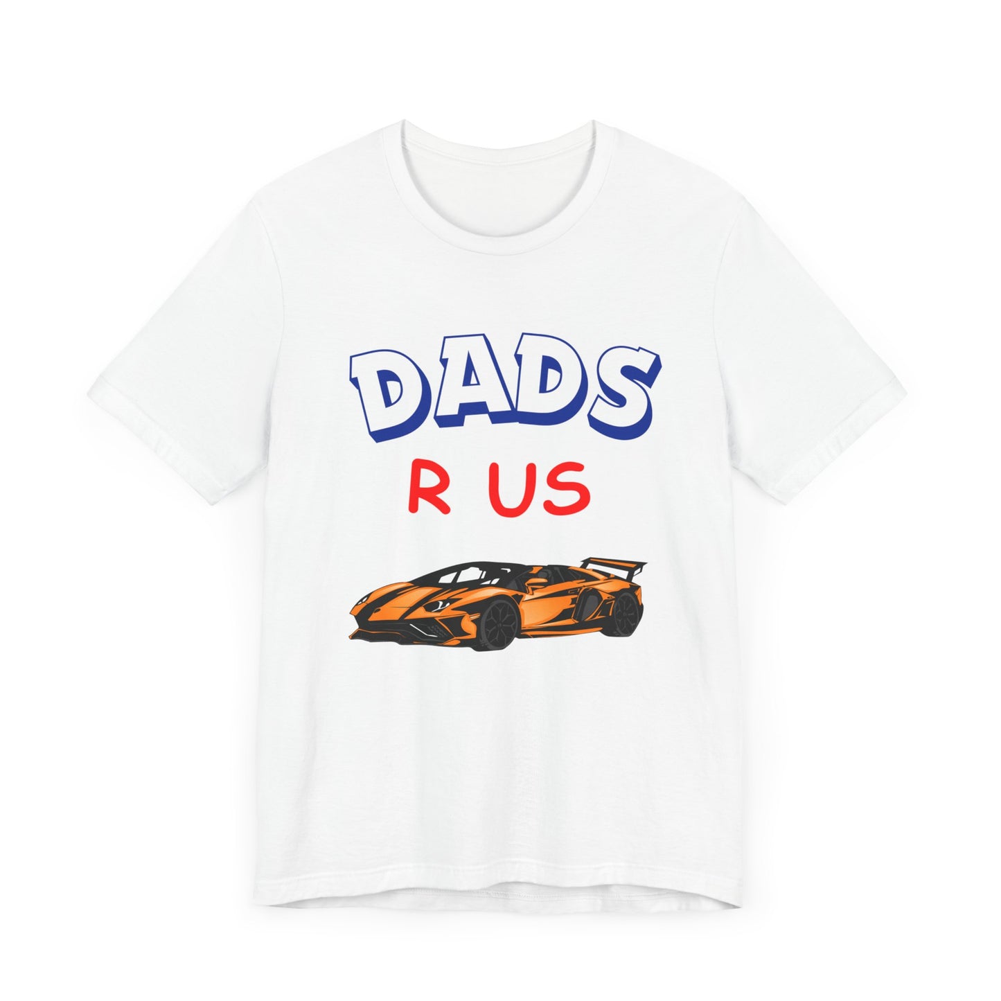 Dads Fathers Day T-shirt Race Car Unisex Jersey Short Sleeve Tee