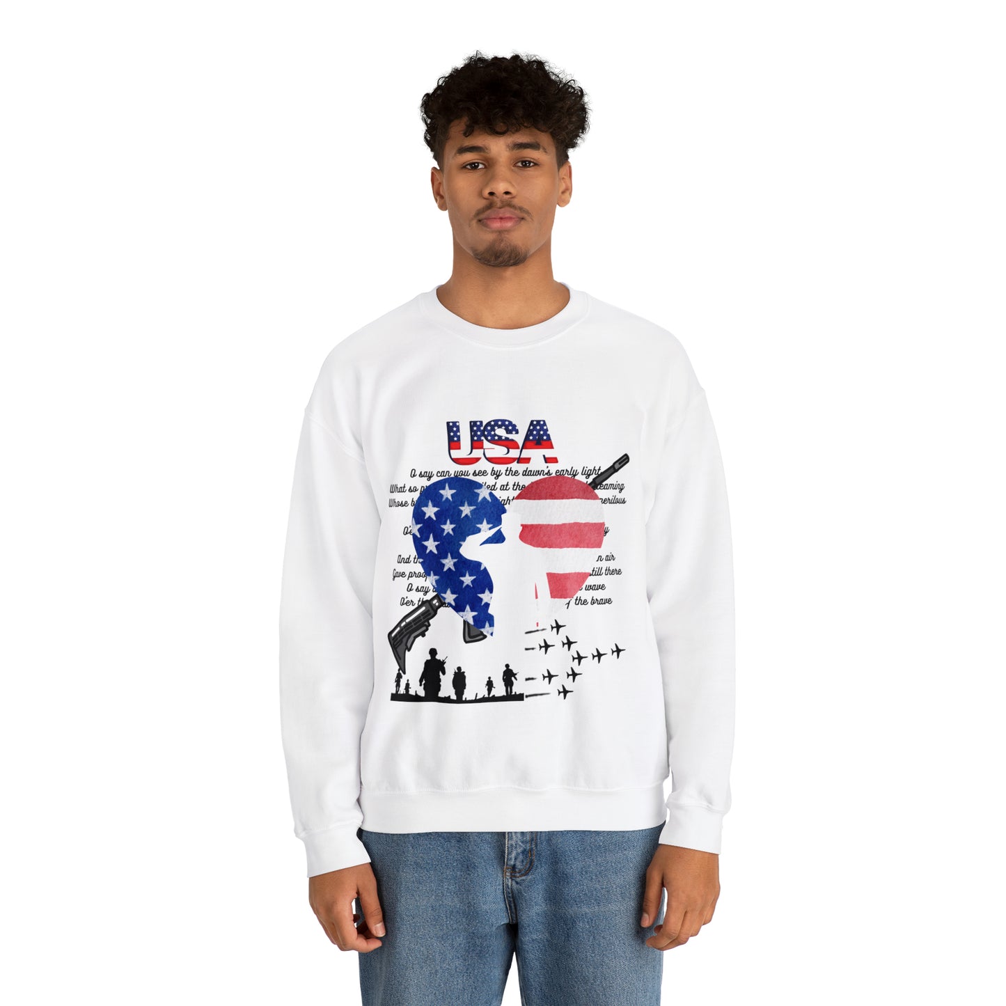 USA Unisex Heavy Blend™ Crewneck Sweatshirt