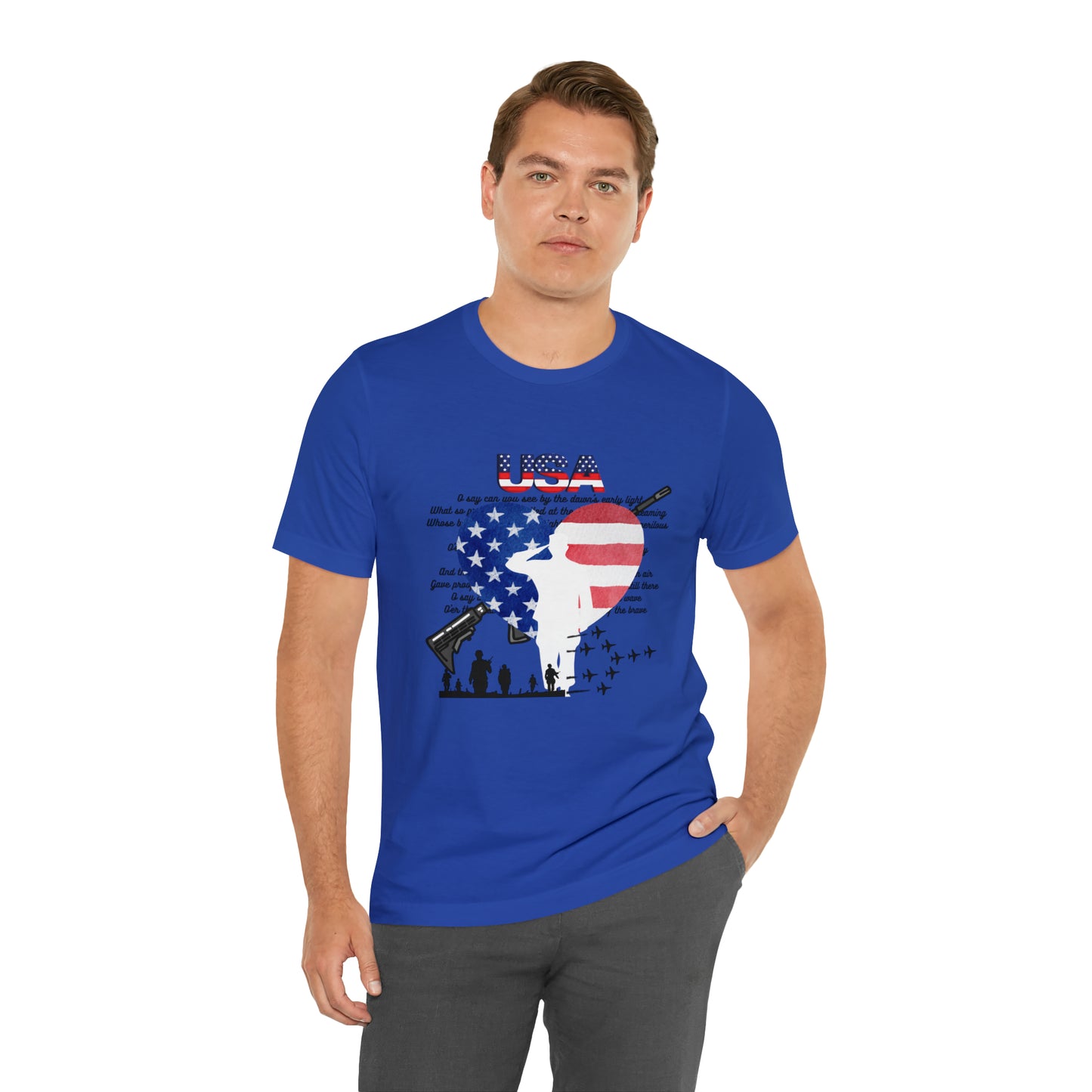 USA 2 Unisex Jersey Short Sleeve Tee