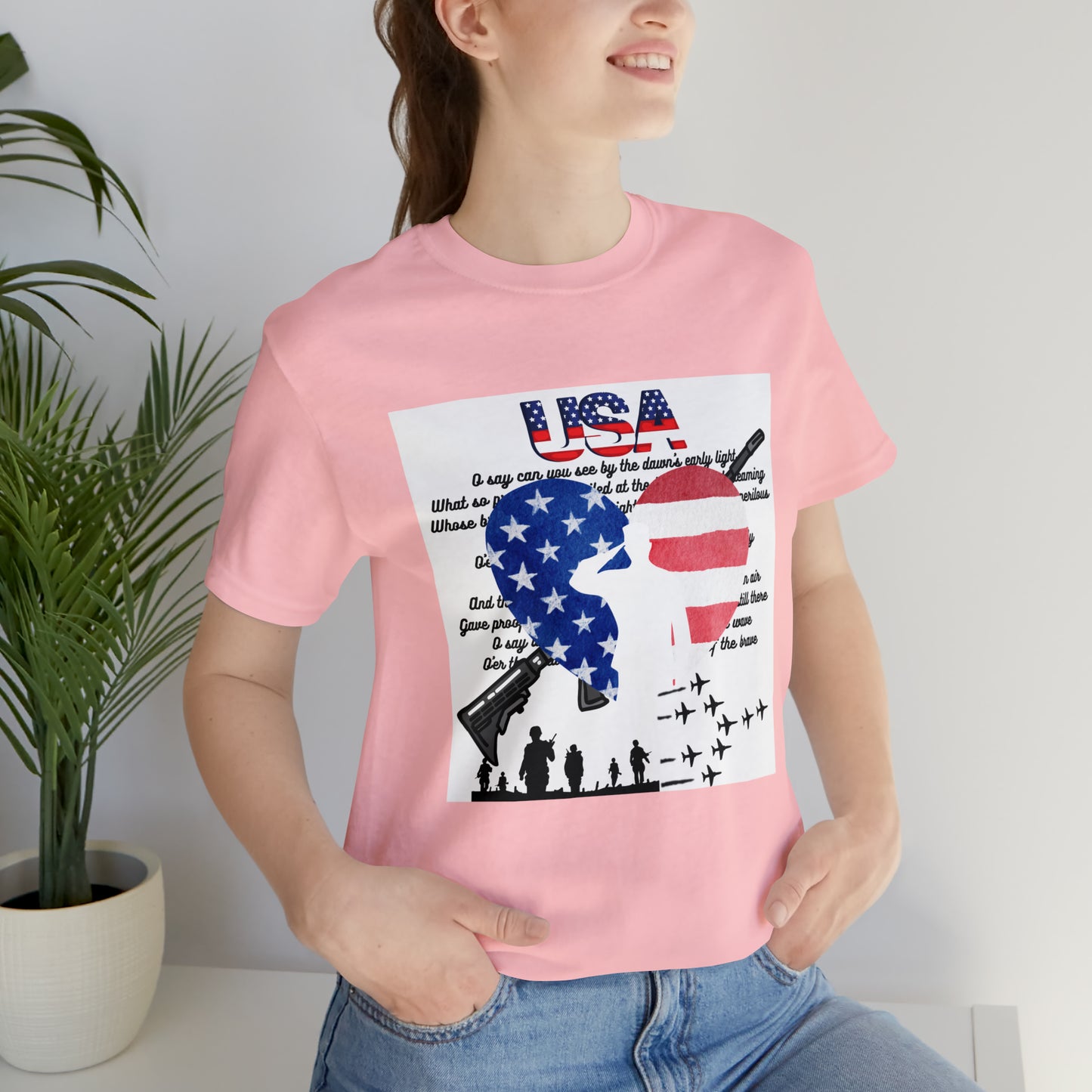 USA Unisex Jersey Short Sleeve Tee