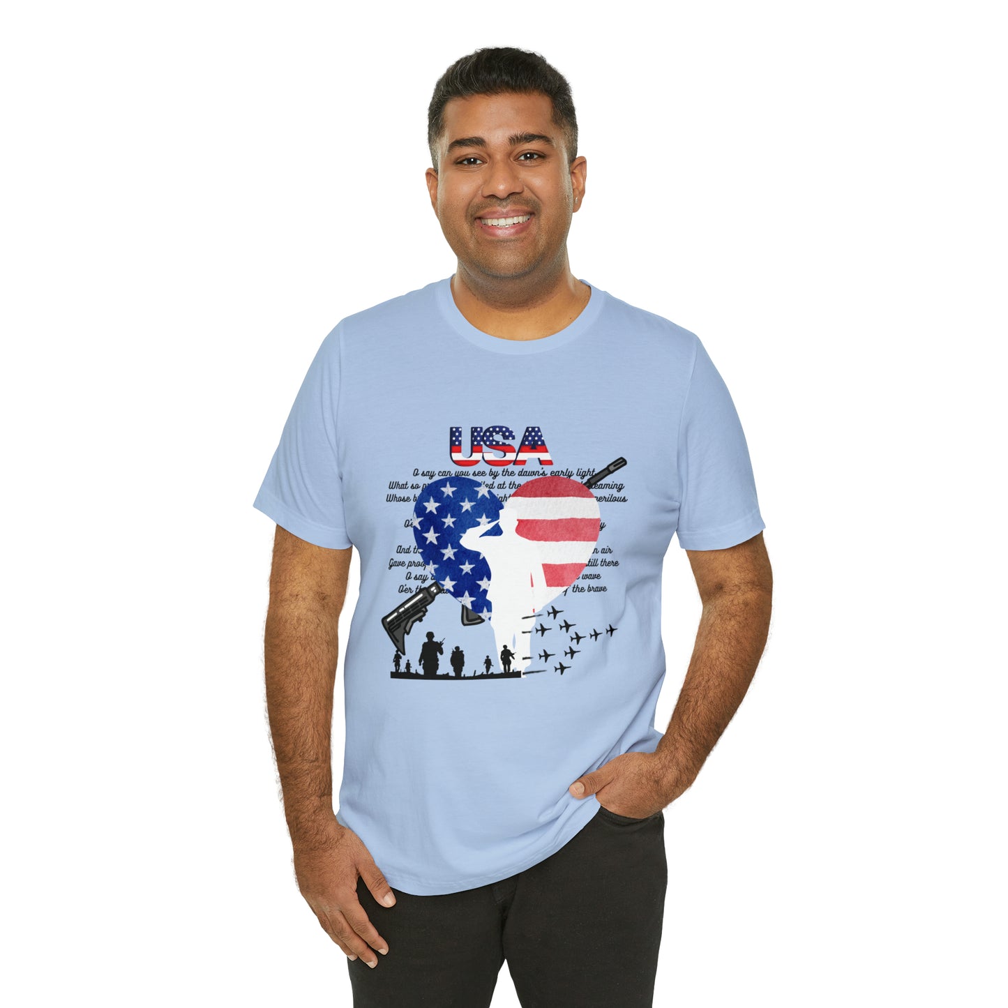 USA 2 Unisex Jersey Short Sleeve Tee