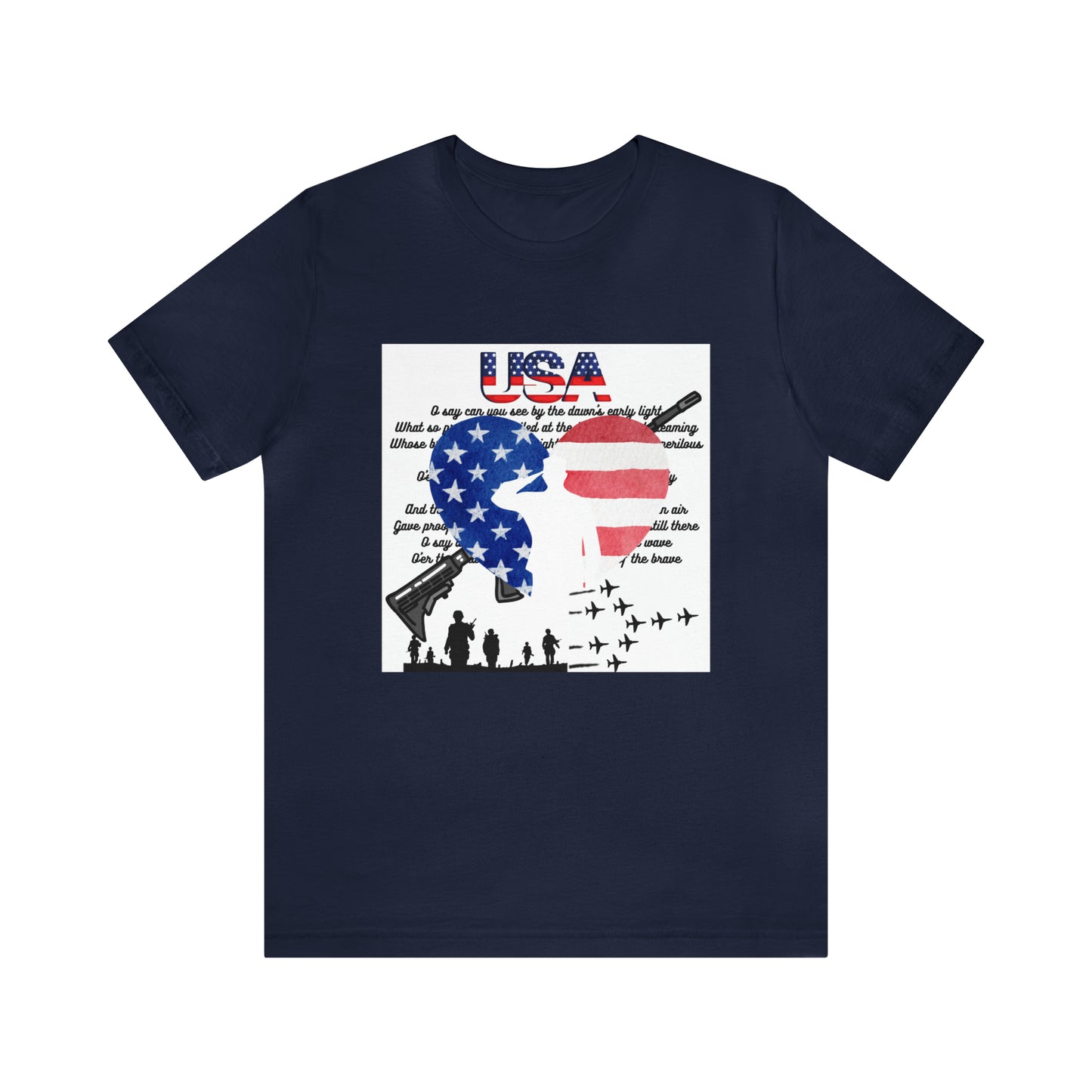 USA Unisex Jersey Short Sleeve Tee