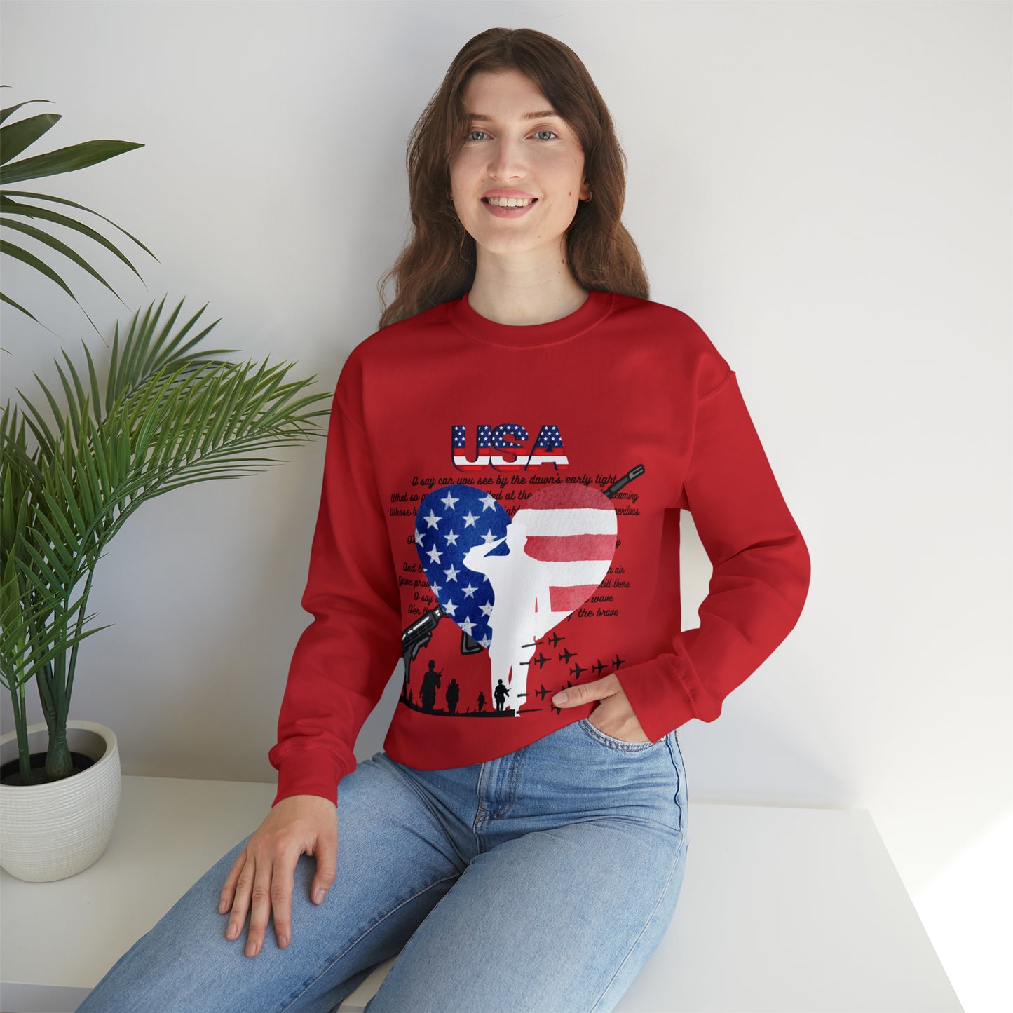 USA Unisex Heavy Blend™ Crewneck Sweatshirt