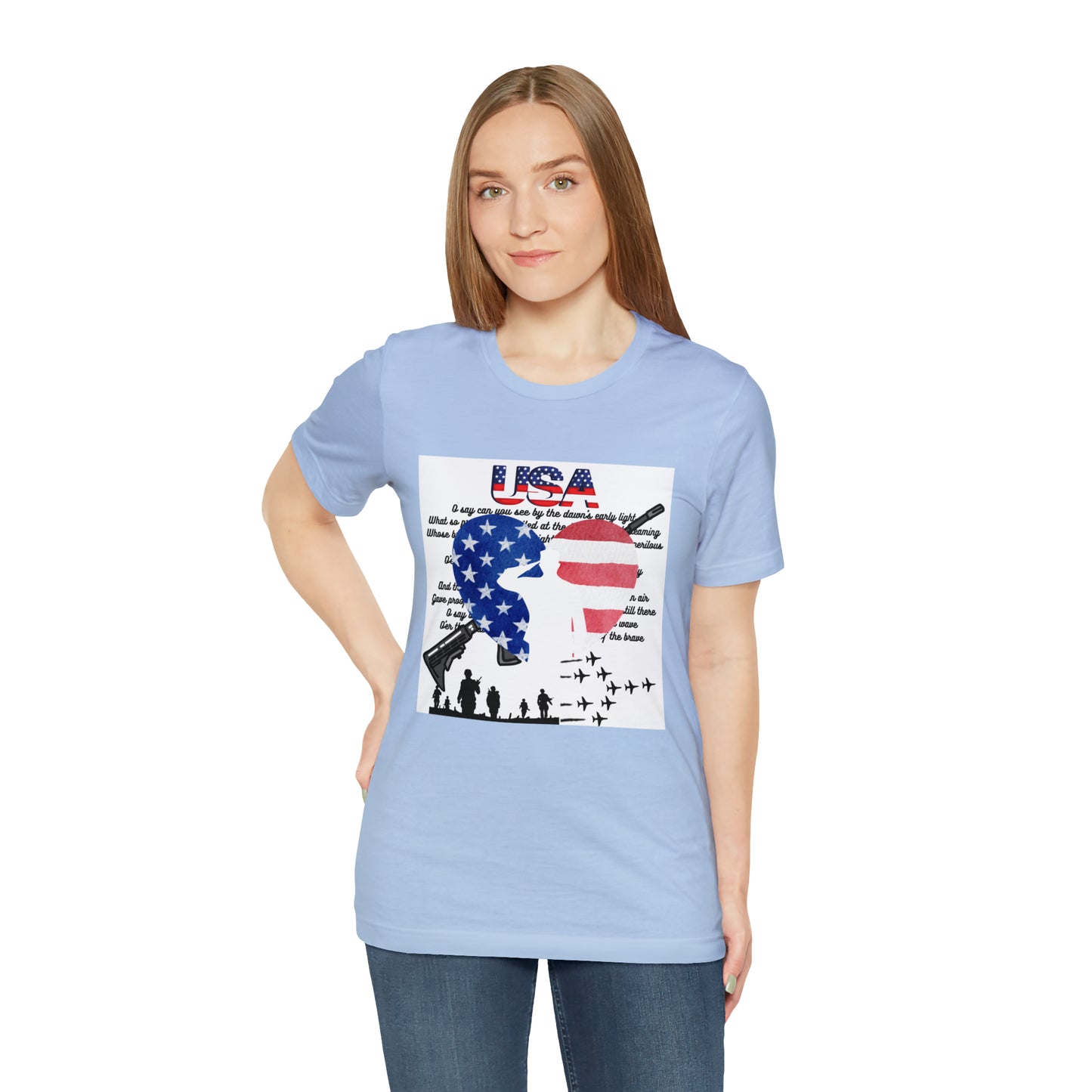 USA Unisex Jersey Short Sleeve Tee