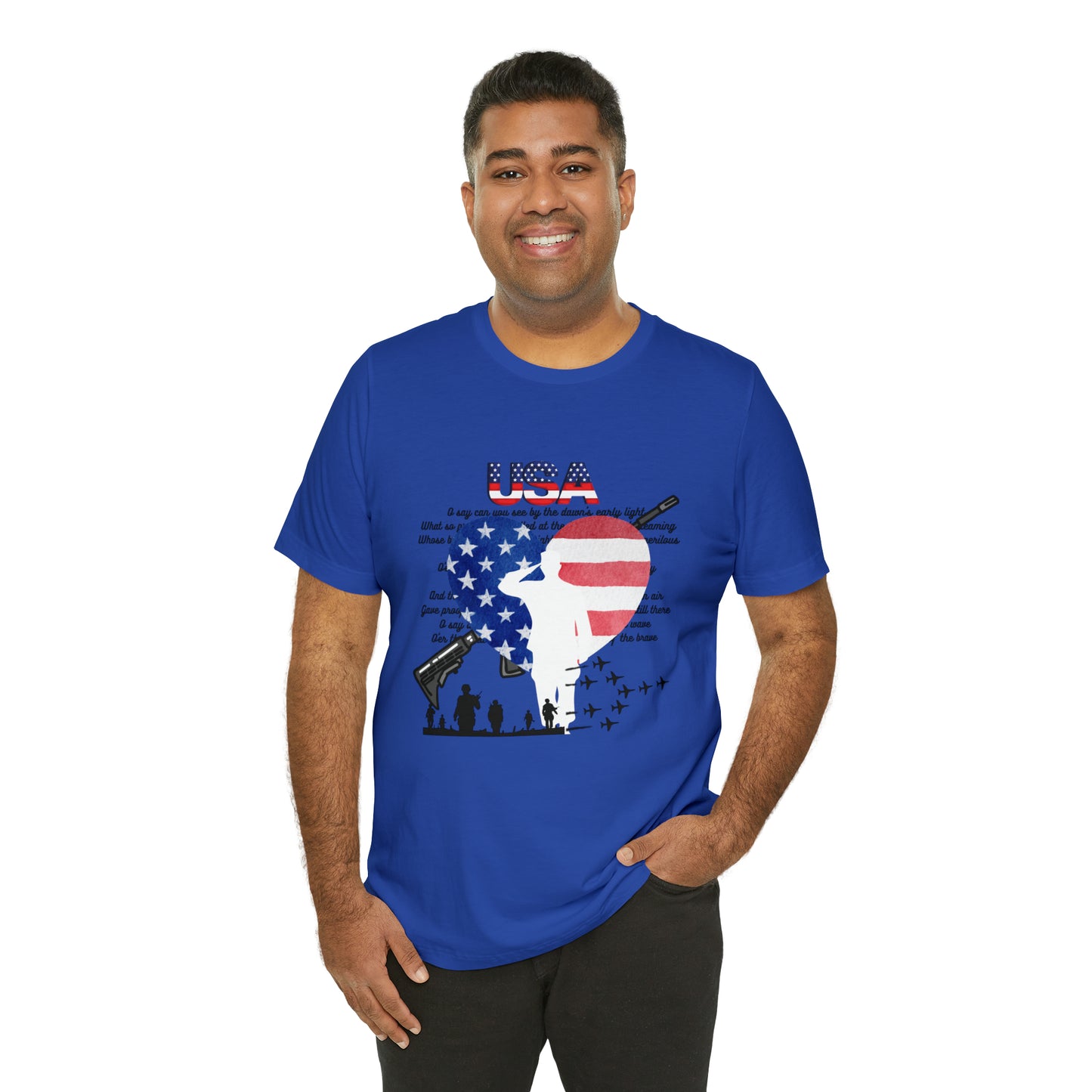 USA 2 Unisex Jersey Short Sleeve Tee