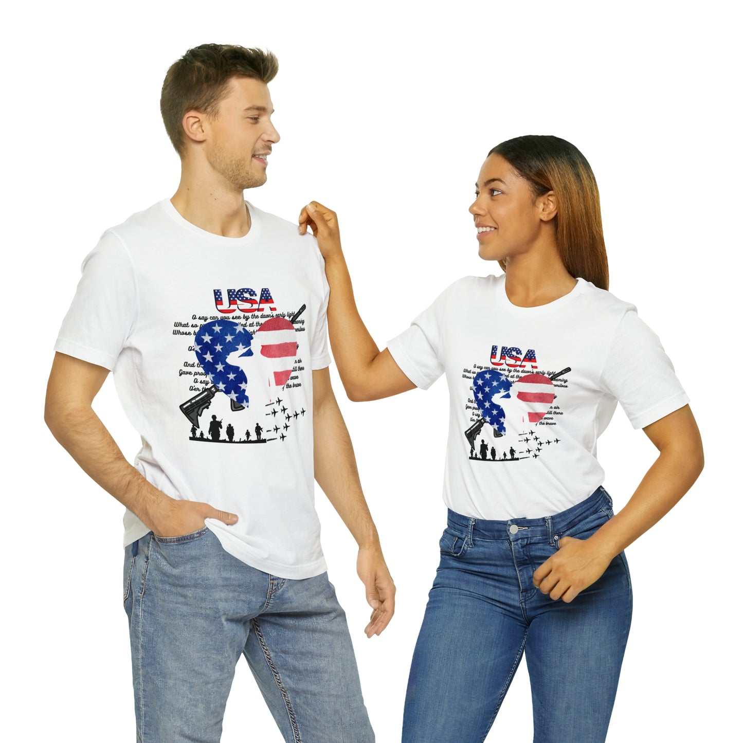 USA Unisex Jersey Short Sleeve Tee