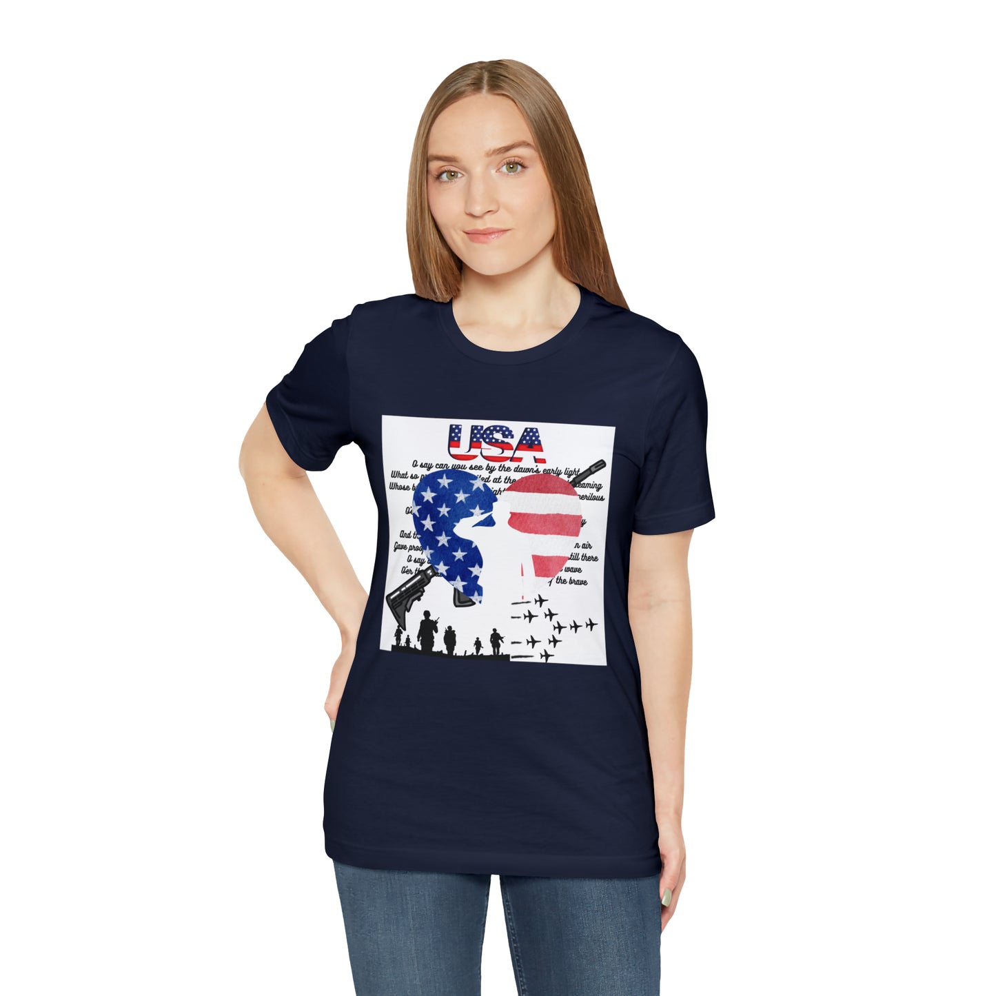 USA Unisex Jersey Short Sleeve Tee