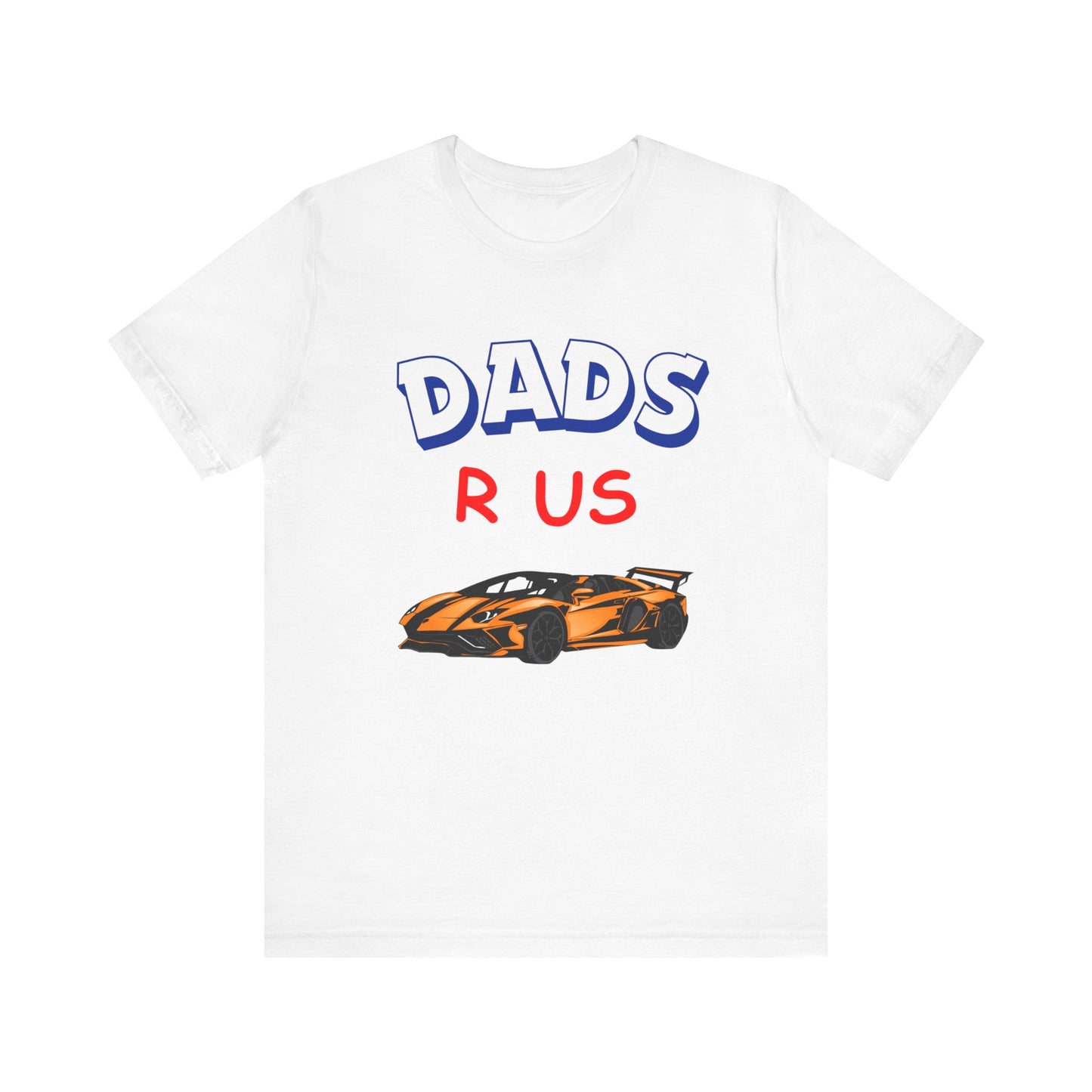 Dads Fathers Day T-shirt Race Car Unisex Jersey Short Sleeve Tee