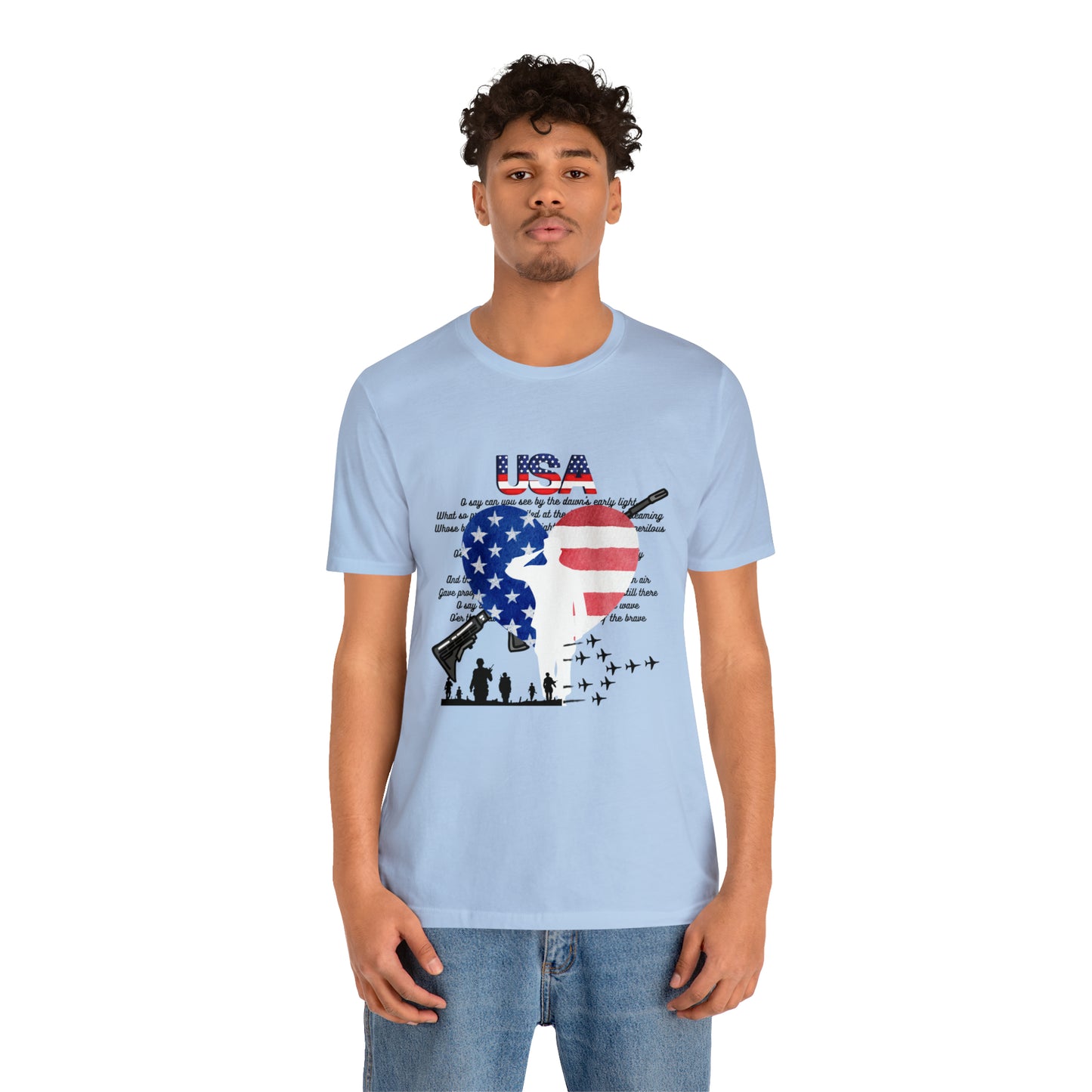 USA 2 Unisex Jersey Short Sleeve Tee