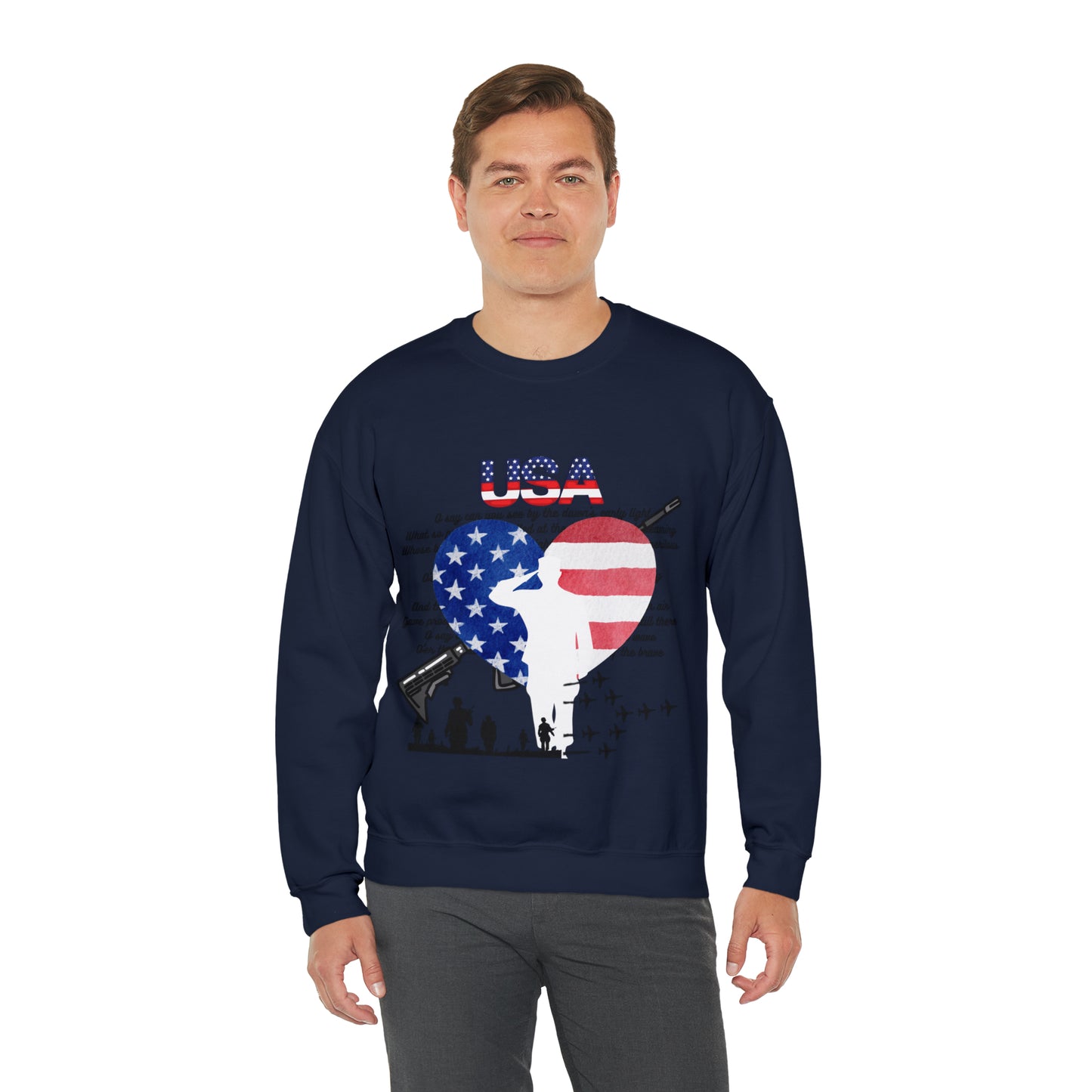 USA Unisex Heavy Blend™ Crewneck Sweatshirt