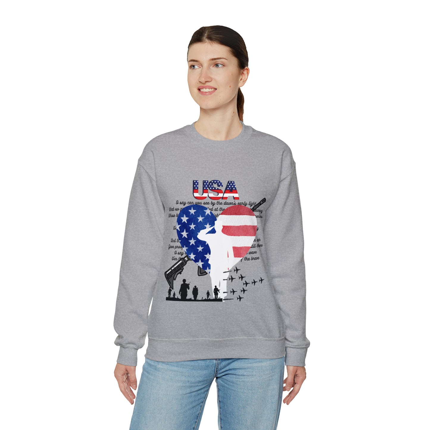 USA Unisex Heavy Blend™ Crewneck Sweatshirt