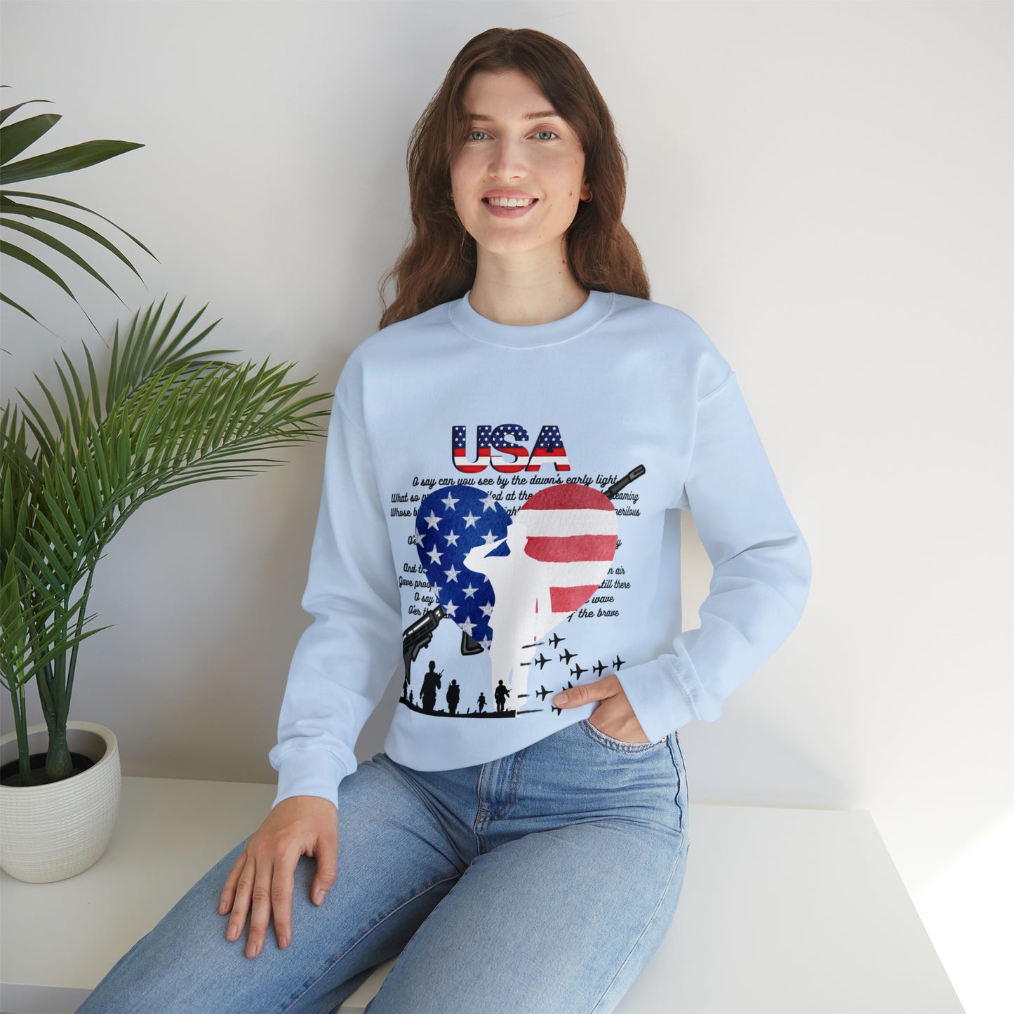 USA Unisex Heavy Blend™ Crewneck Sweatshirt