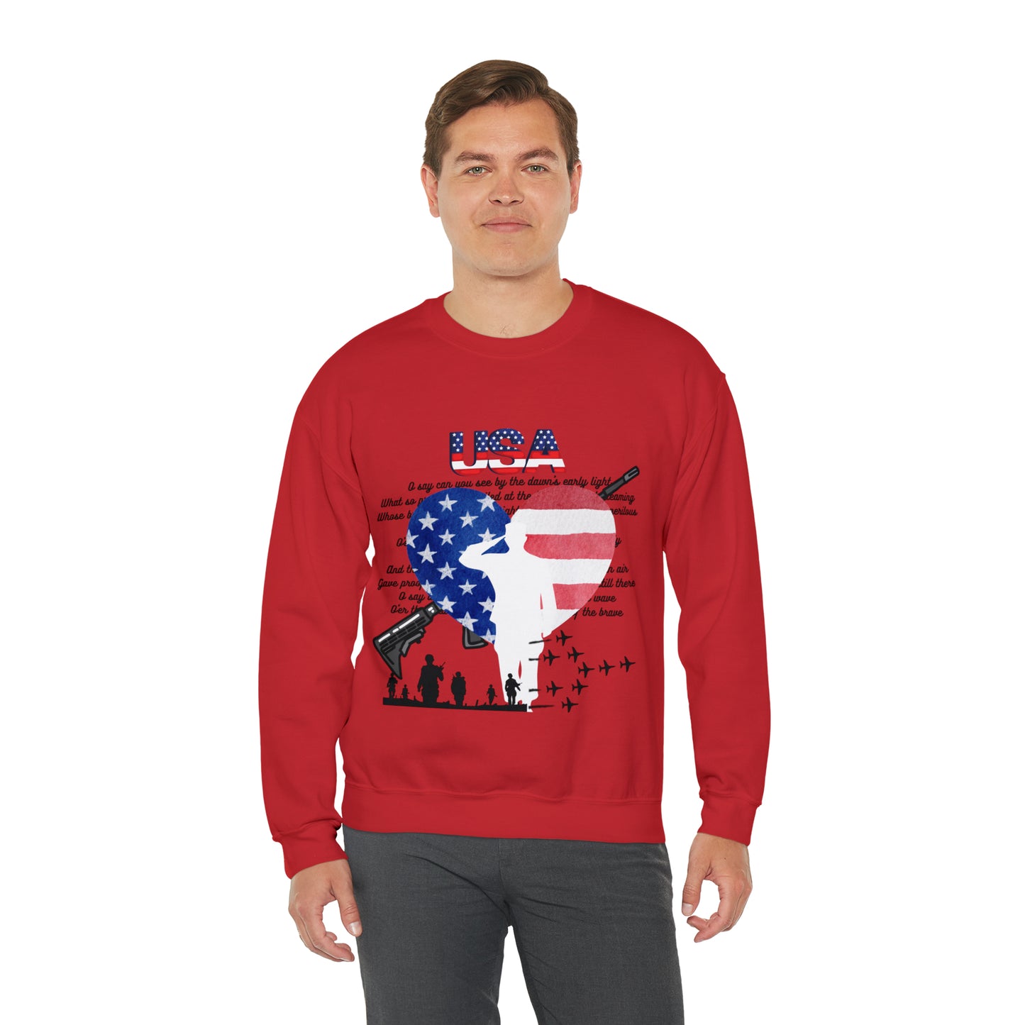 USA Unisex Heavy Blend™ Crewneck Sweatshirt