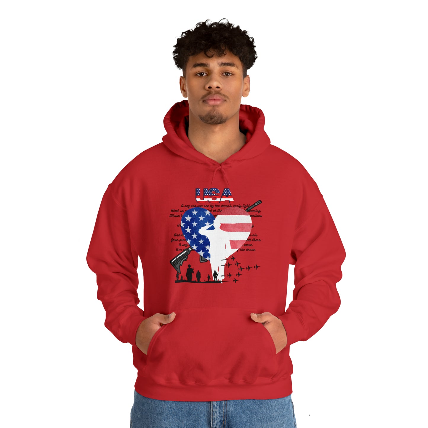 USA Unisex Heavy Blend™ Hooded Sweatshirt