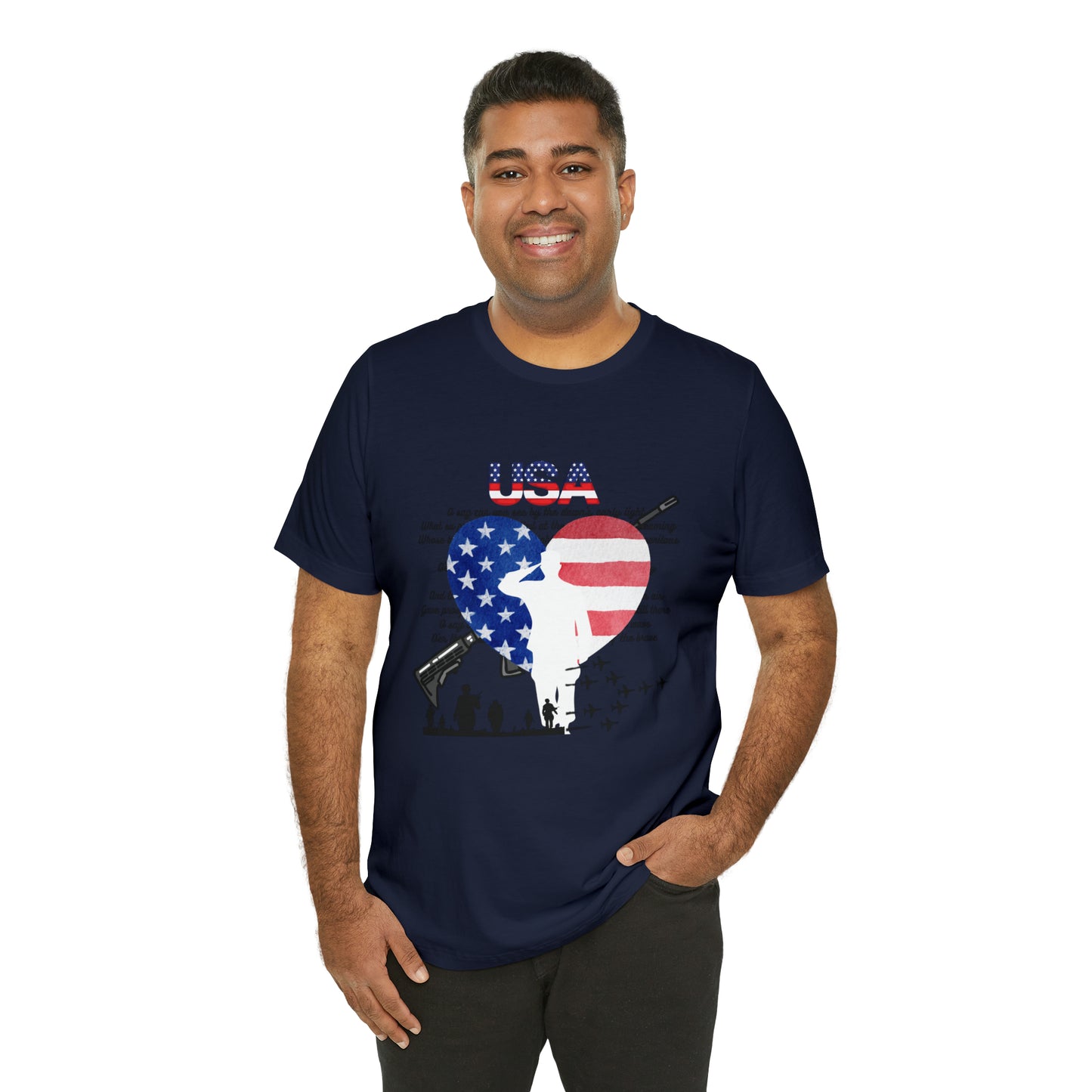 USA 2 Unisex Jersey Short Sleeve Tee