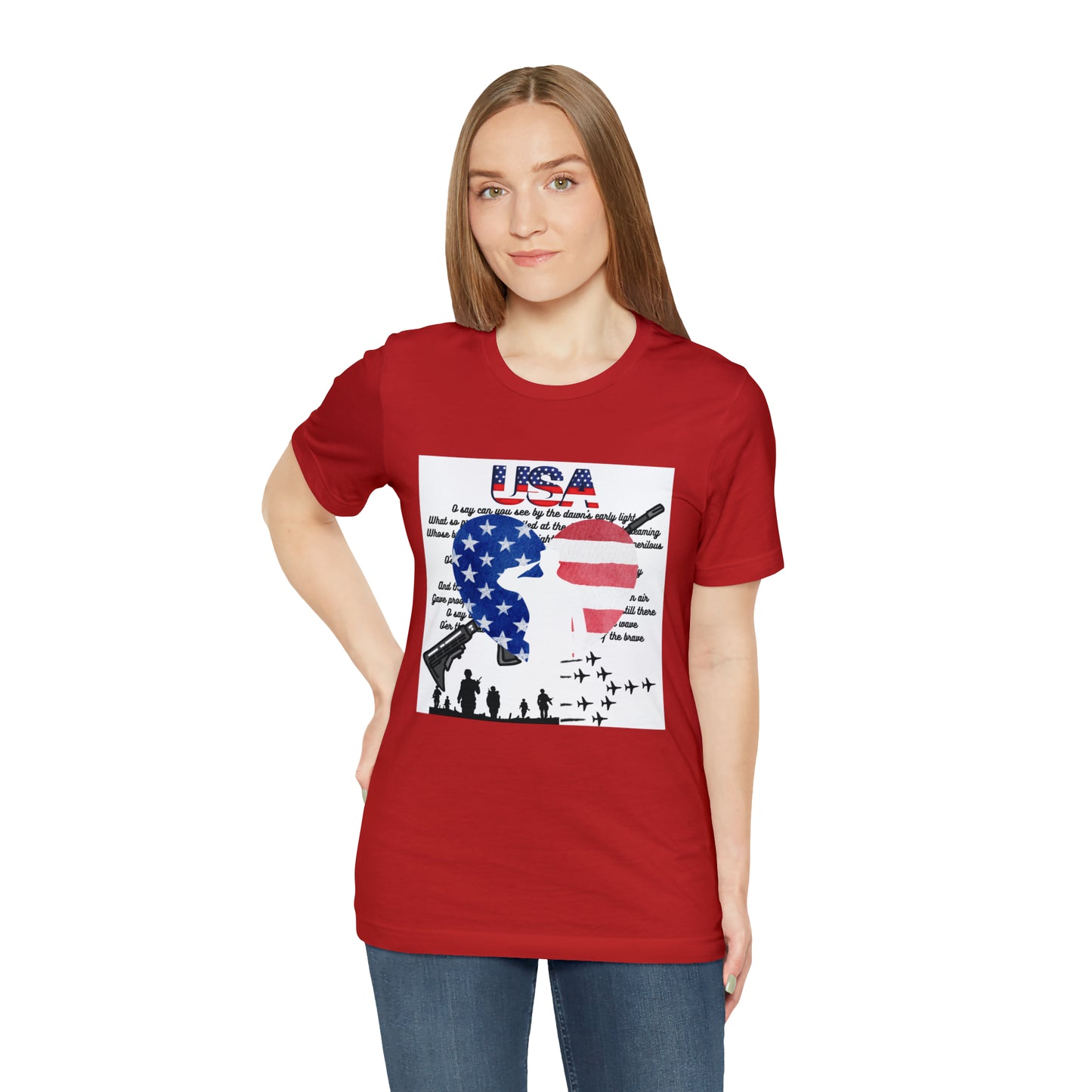 USA Unisex Jersey Short Sleeve Tee