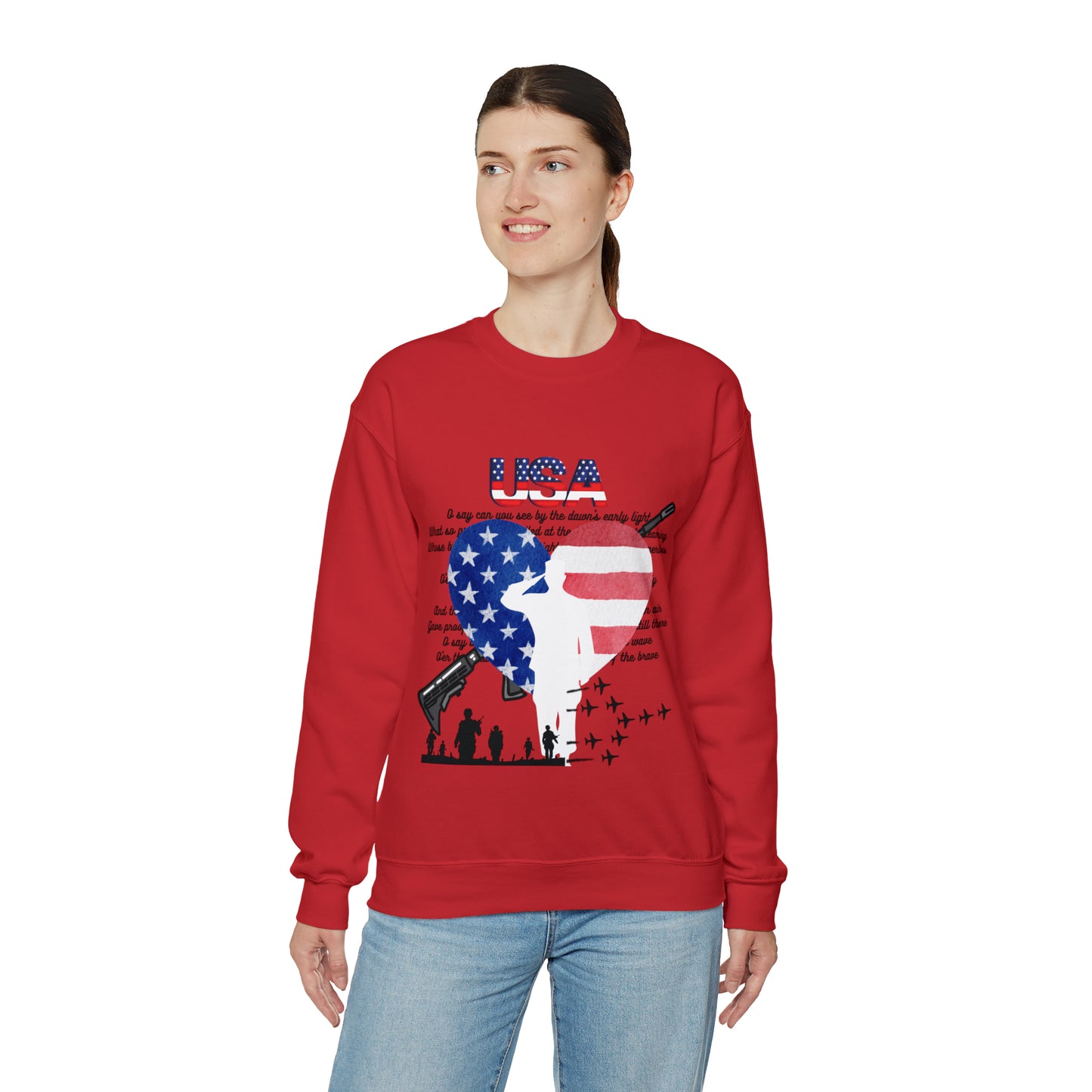 USA Unisex Heavy Blend™ Crewneck Sweatshirt