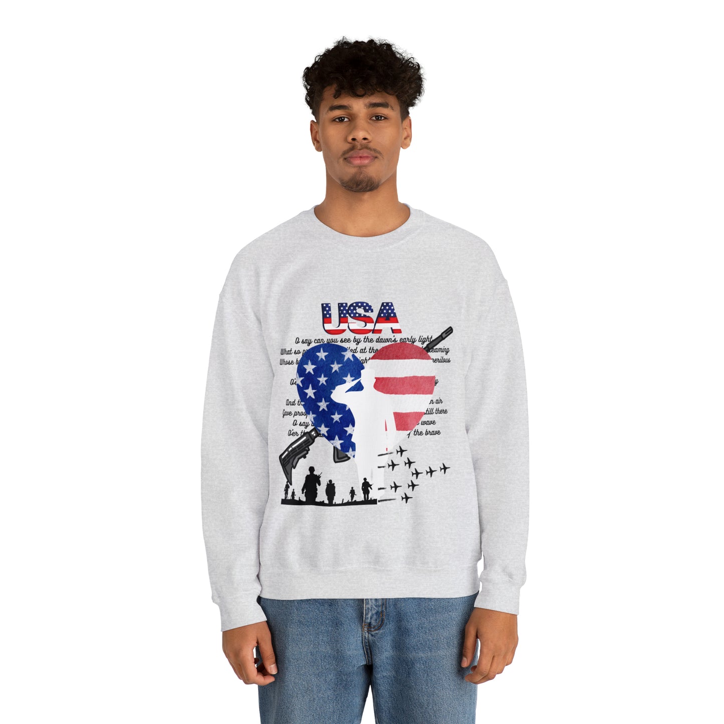 USA Unisex Heavy Blend™ Crewneck Sweatshirt