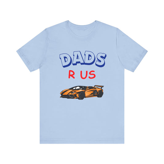 Dads Fathers Day T-shirt Race Car Unisex Jersey Short Sleeve Tee