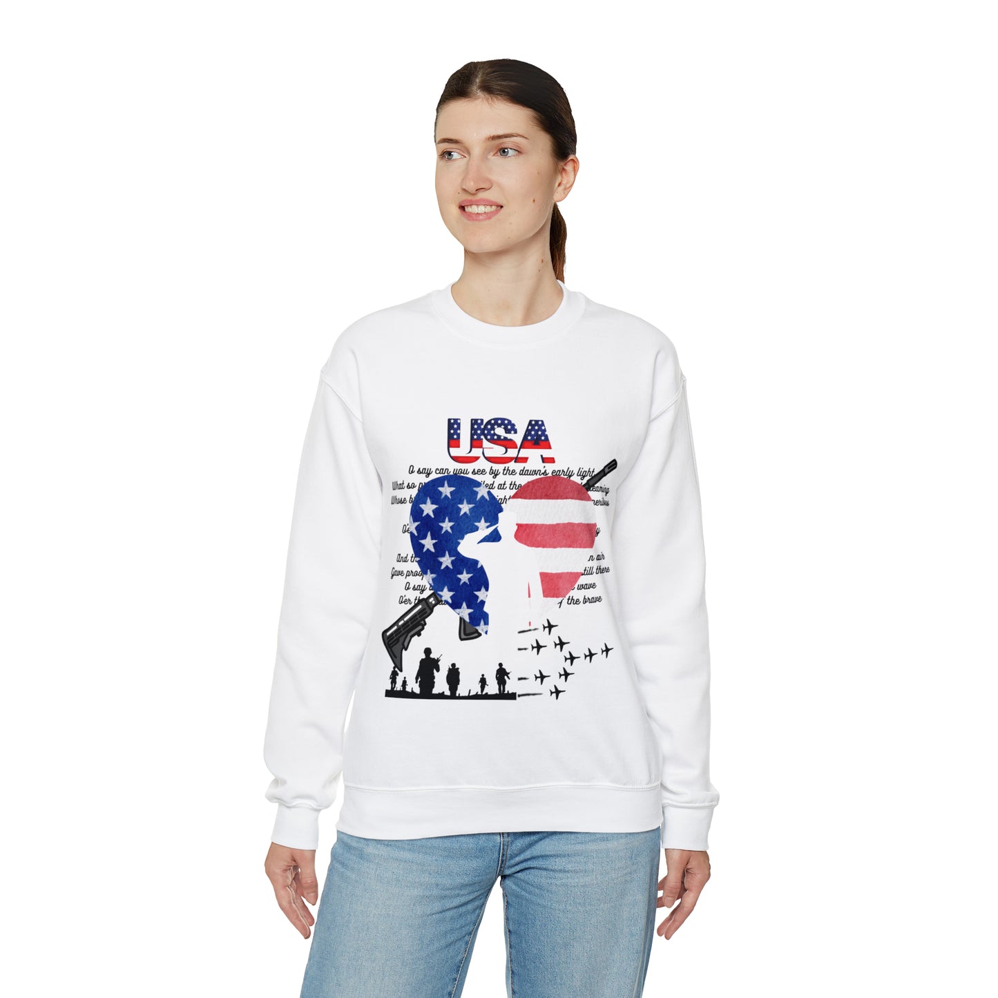 USA Unisex Heavy Blend™ Crewneck Sweatshirt