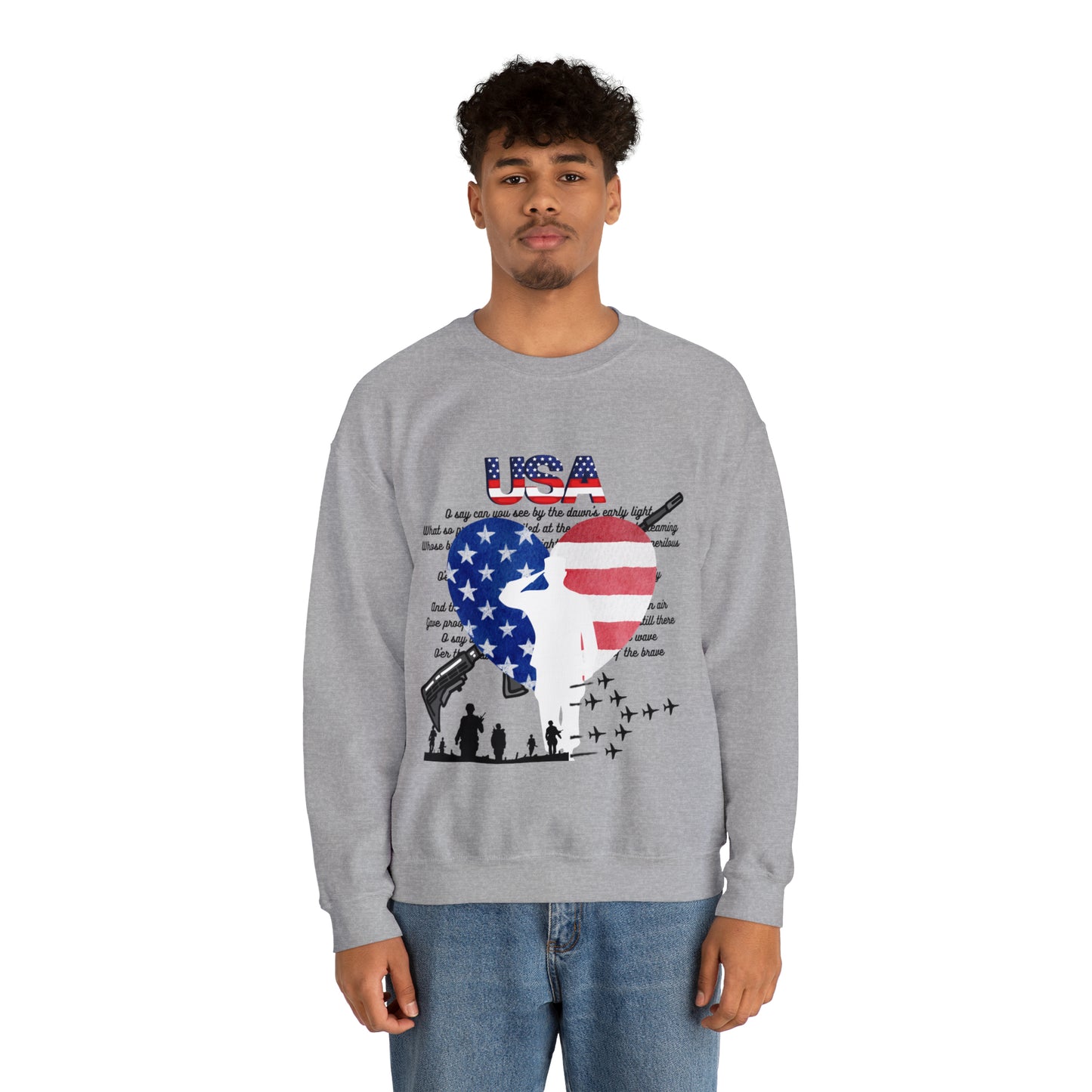 USA Unisex Heavy Blend™ Crewneck Sweatshirt