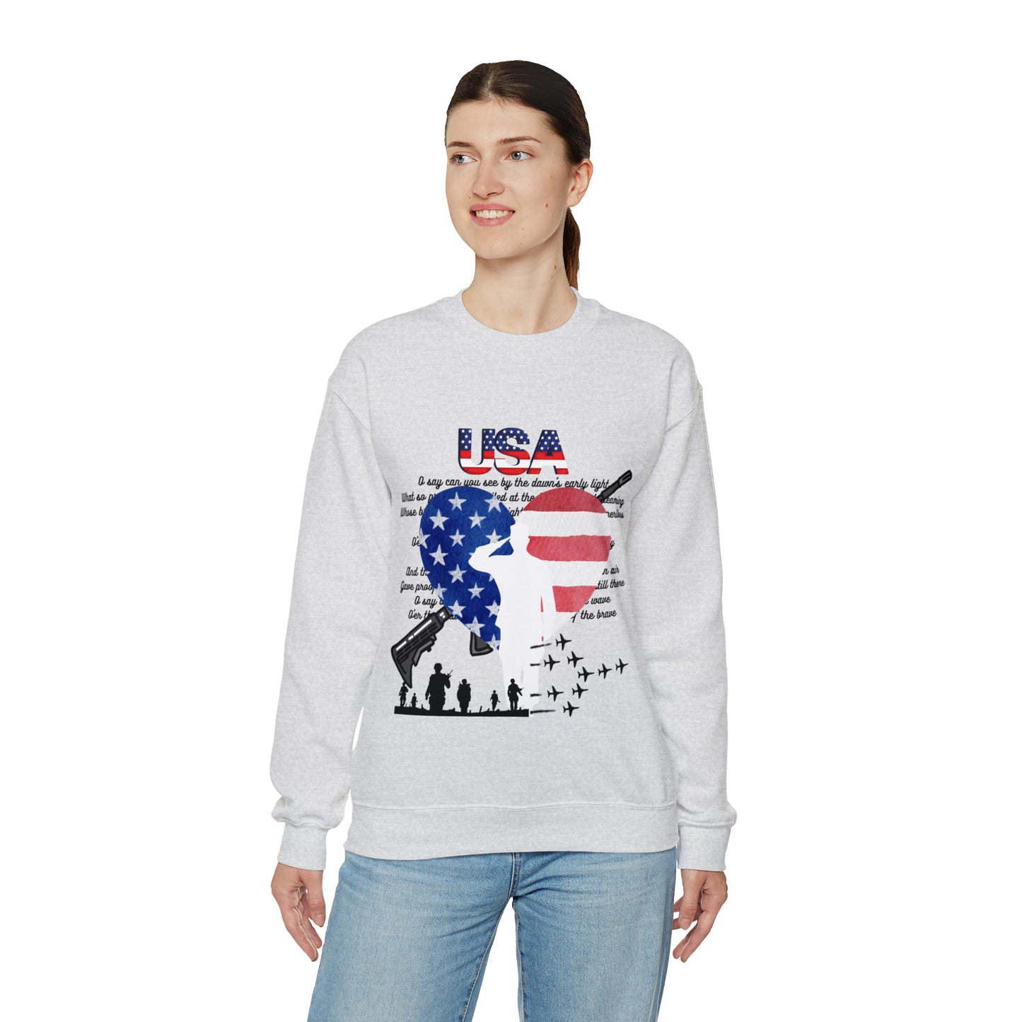 USA Unisex Heavy Blend™ Crewneck Sweatshirt