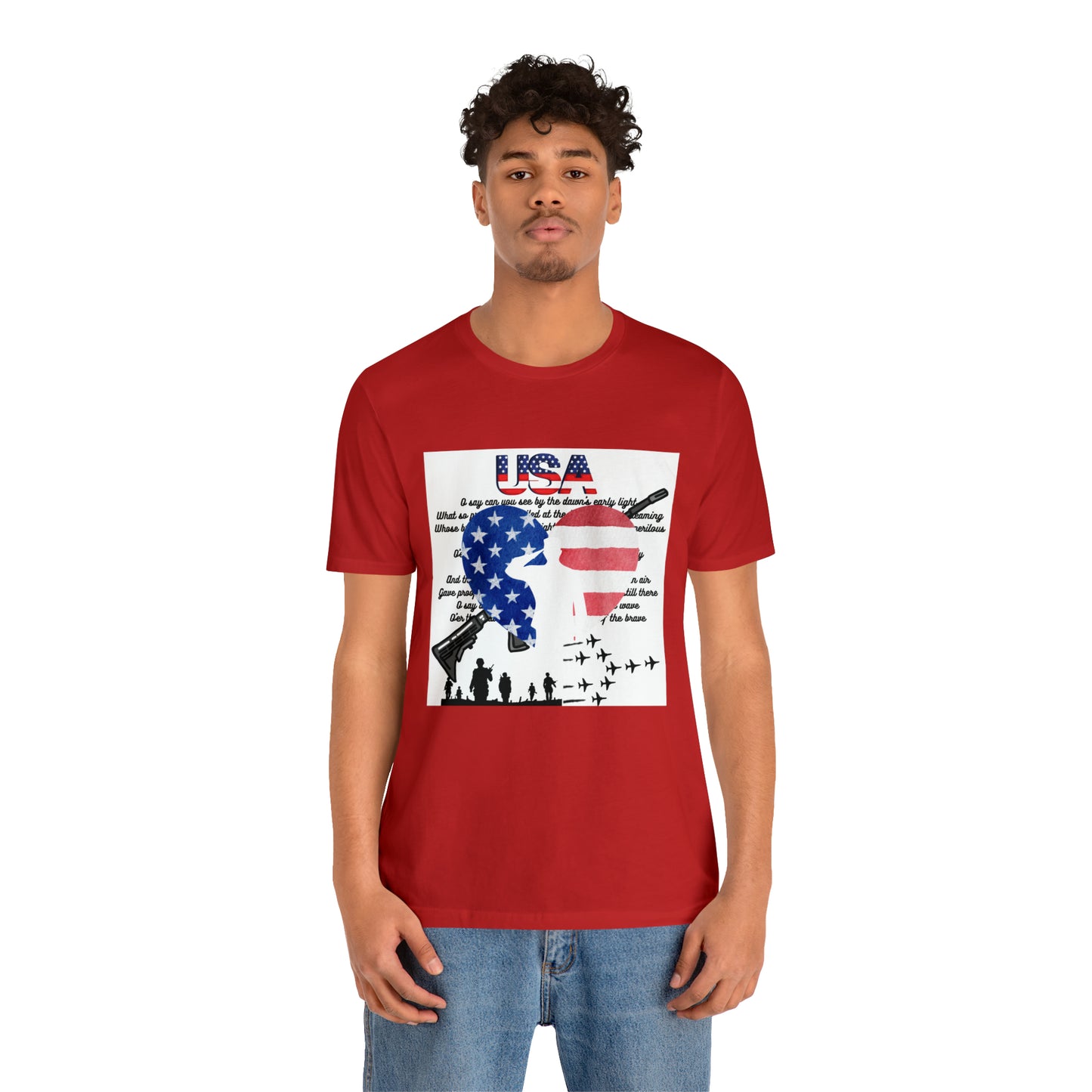 USA Unisex Jersey Short Sleeve Tee