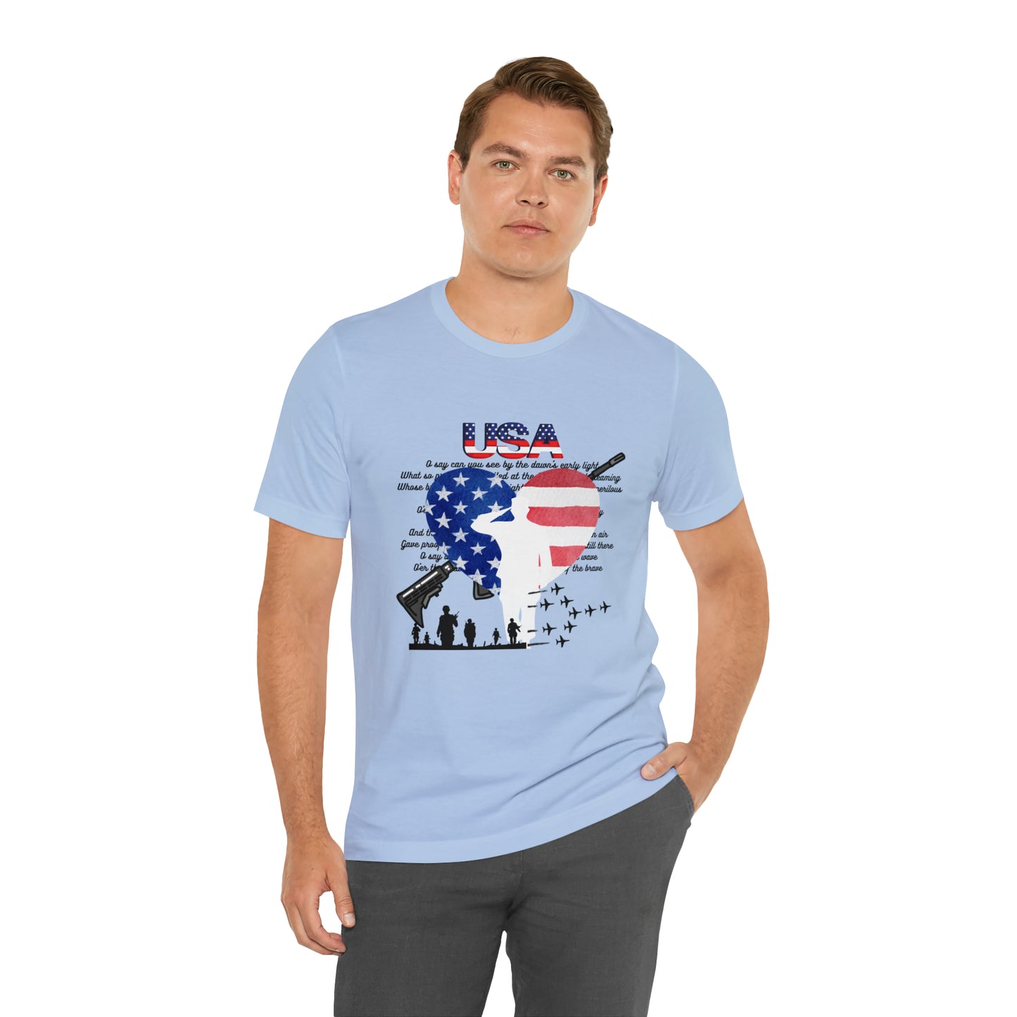 USA 2 Unisex Jersey Short Sleeve Tee