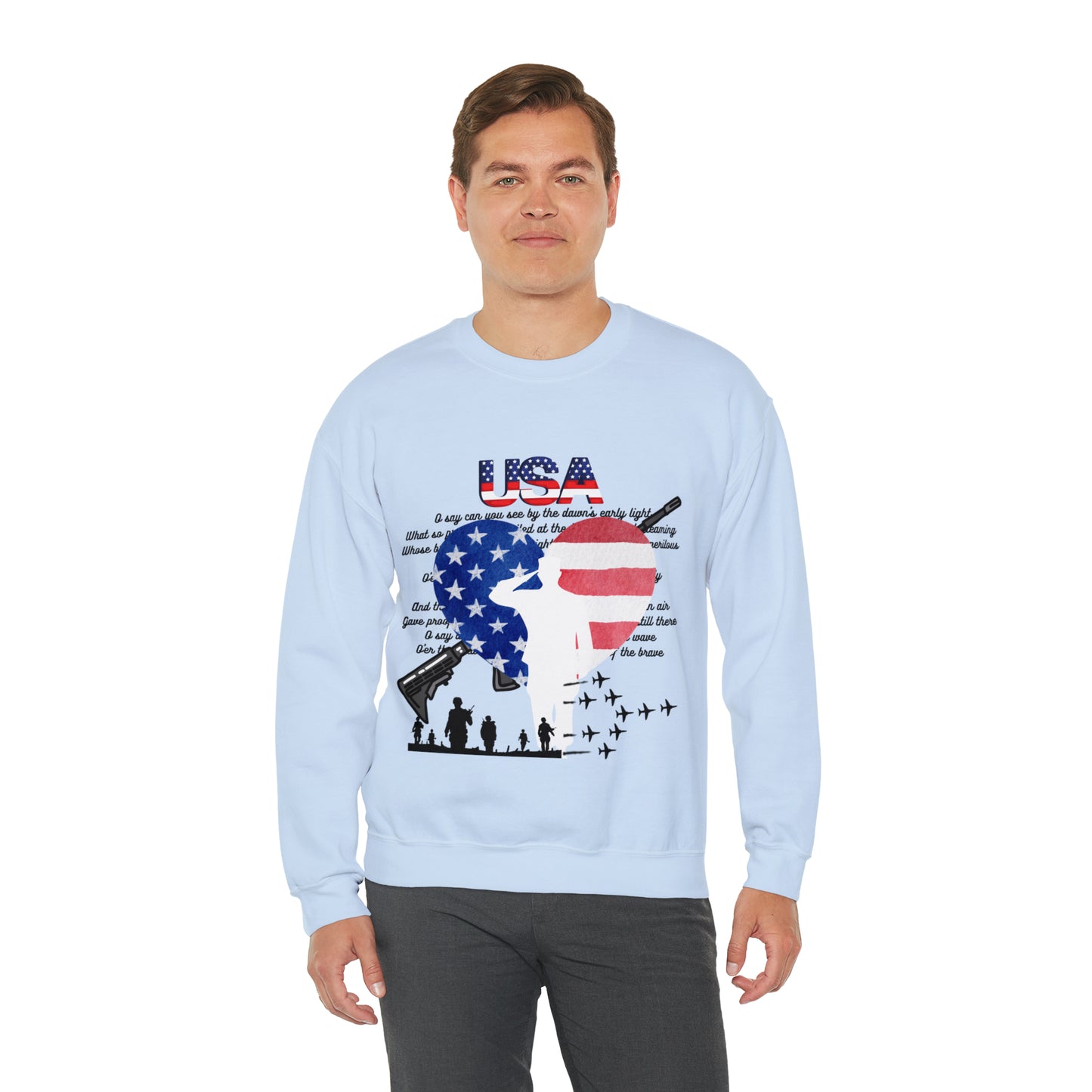 USA Unisex Heavy Blend™ Crewneck Sweatshirt