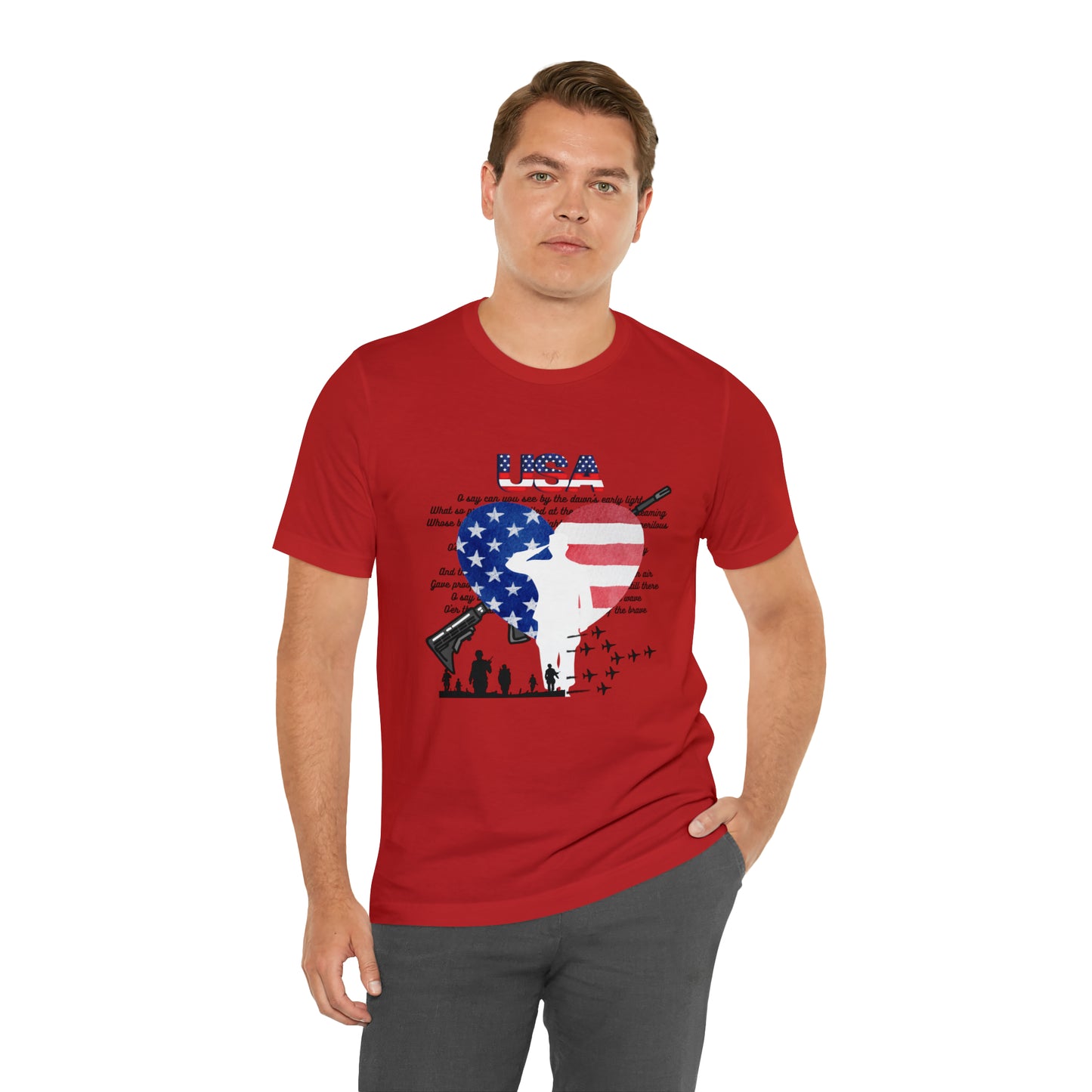 USA 2 Unisex Jersey Short Sleeve Tee