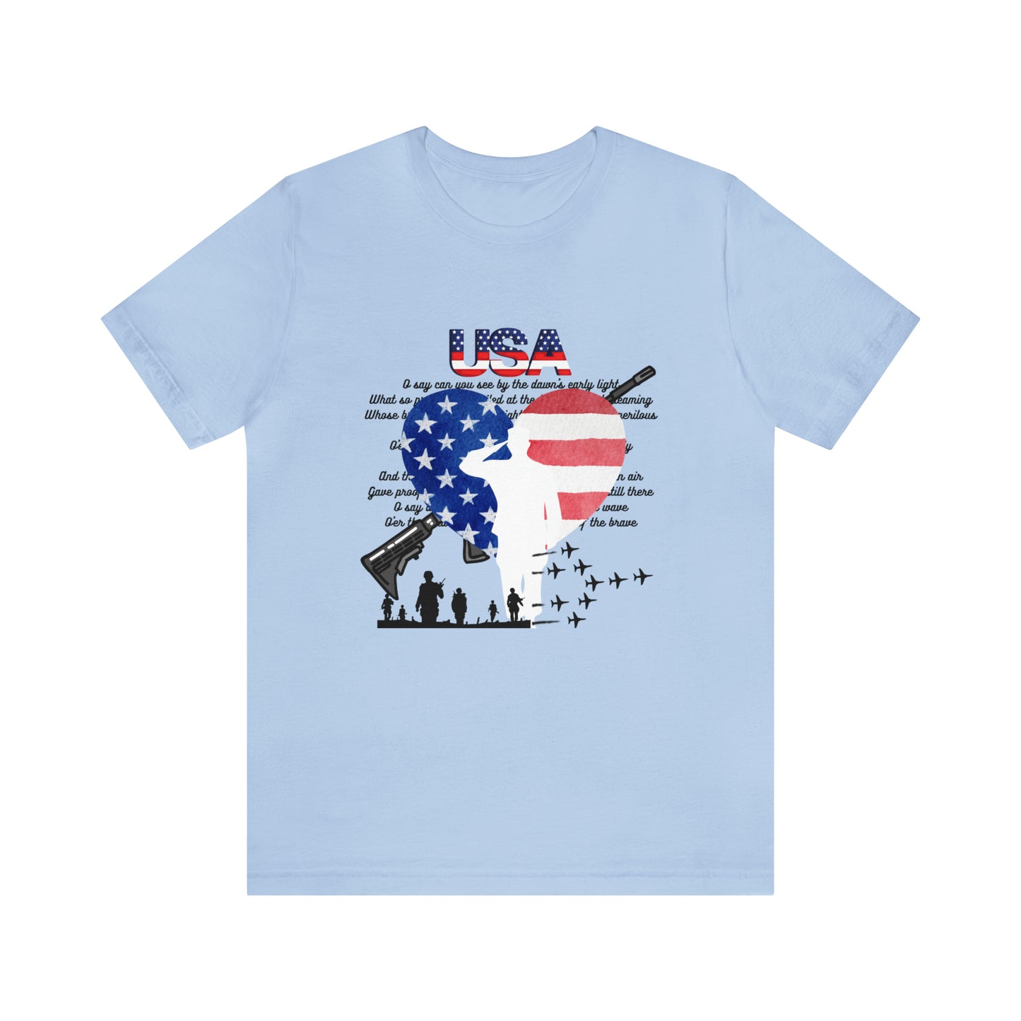 USA 2 Unisex Jersey Short Sleeve Tee