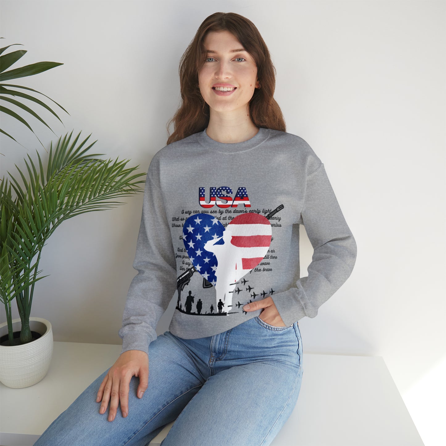 USA Unisex Heavy Blend™ Crewneck Sweatshirt