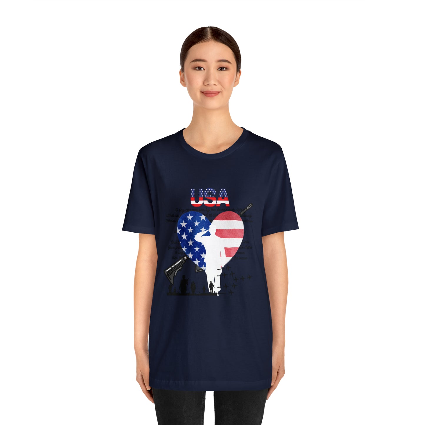 USA 2 Unisex Jersey Short Sleeve Tee