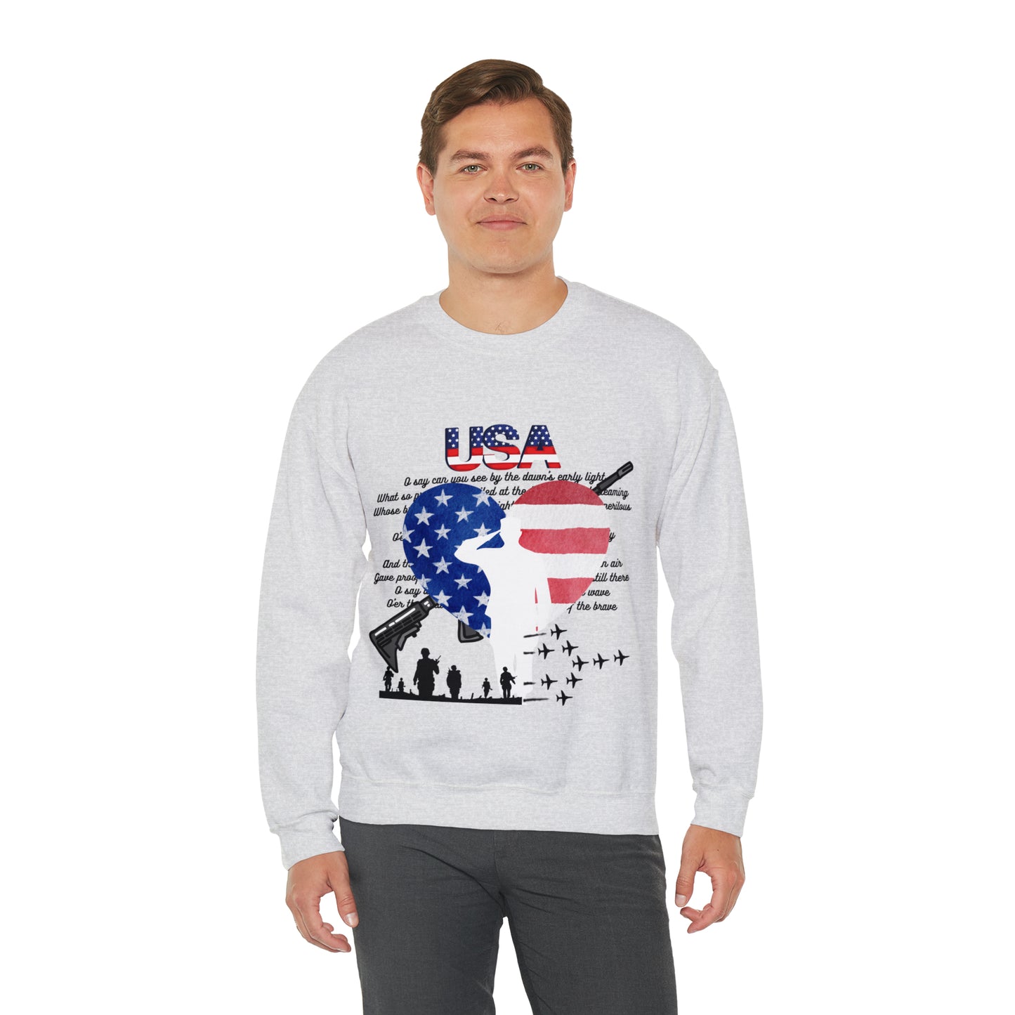 USA Unisex Heavy Blend™ Crewneck Sweatshirt