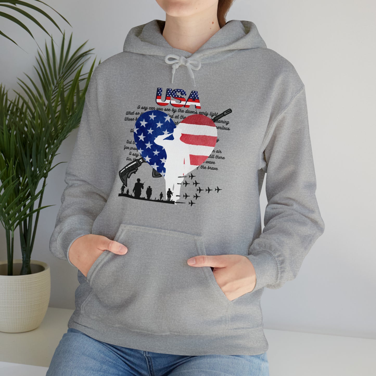 USA Unisex Heavy Blend™ Hooded Sweatshirt