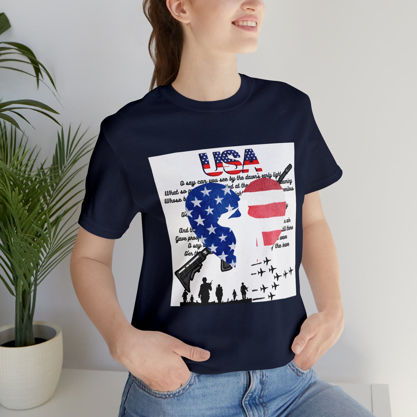 USA Unisex Jersey Short Sleeve Tee