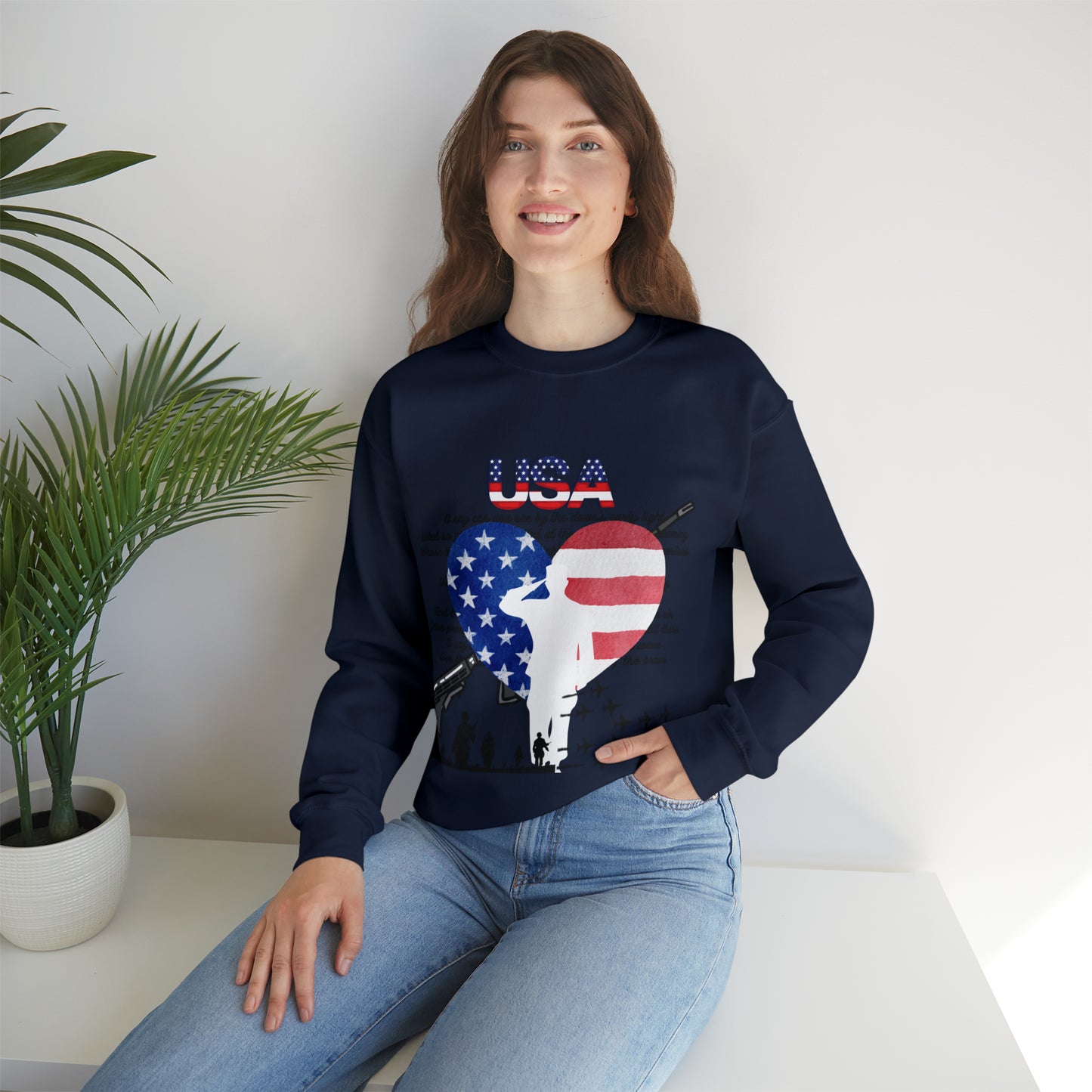 USA Unisex Heavy Blend™ Crewneck Sweatshirt