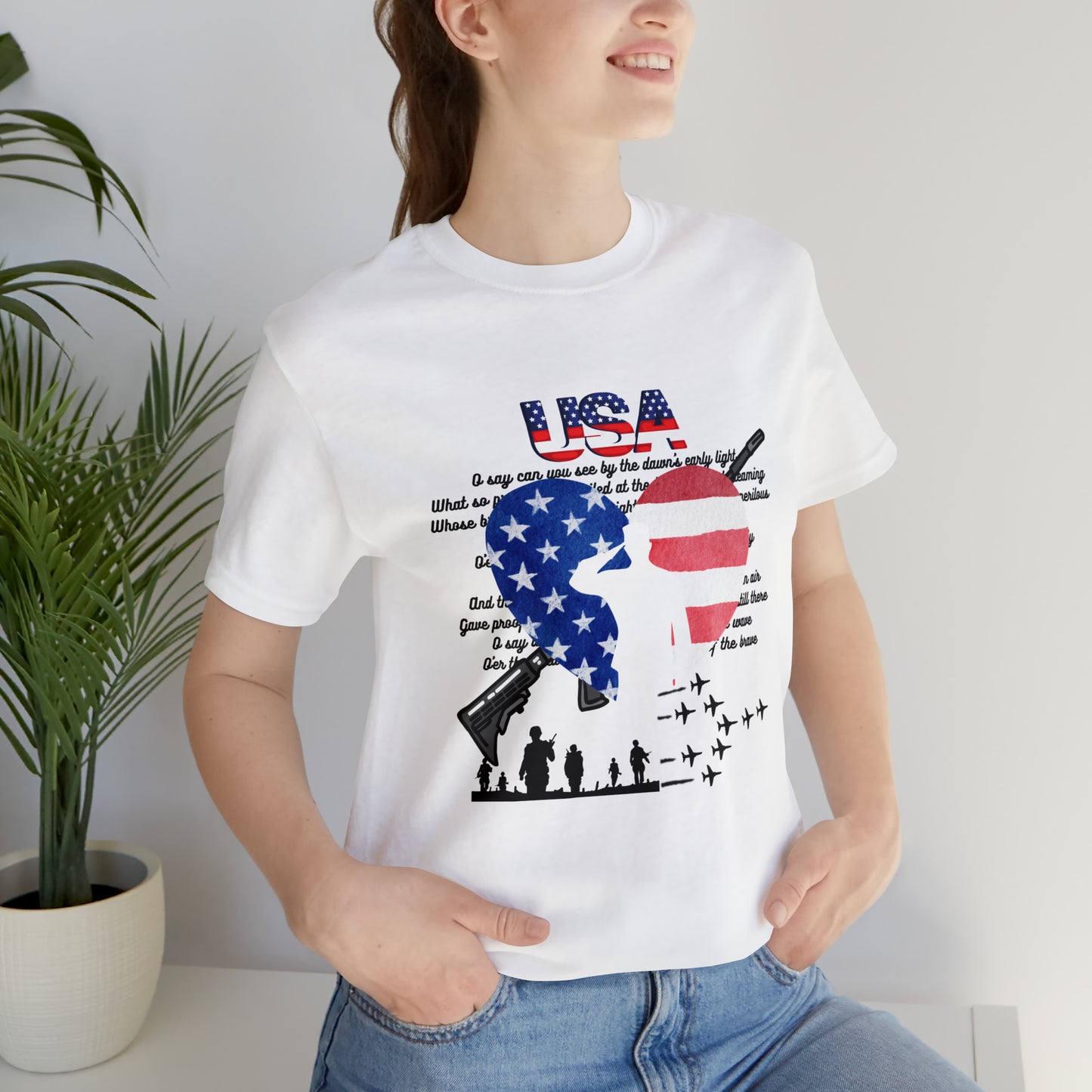 USA Unisex Jersey Short Sleeve Tee