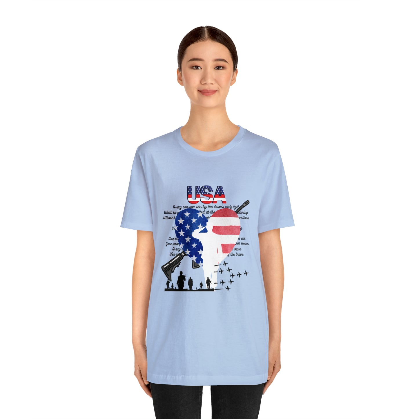 USA 2 Unisex Jersey Short Sleeve Tee