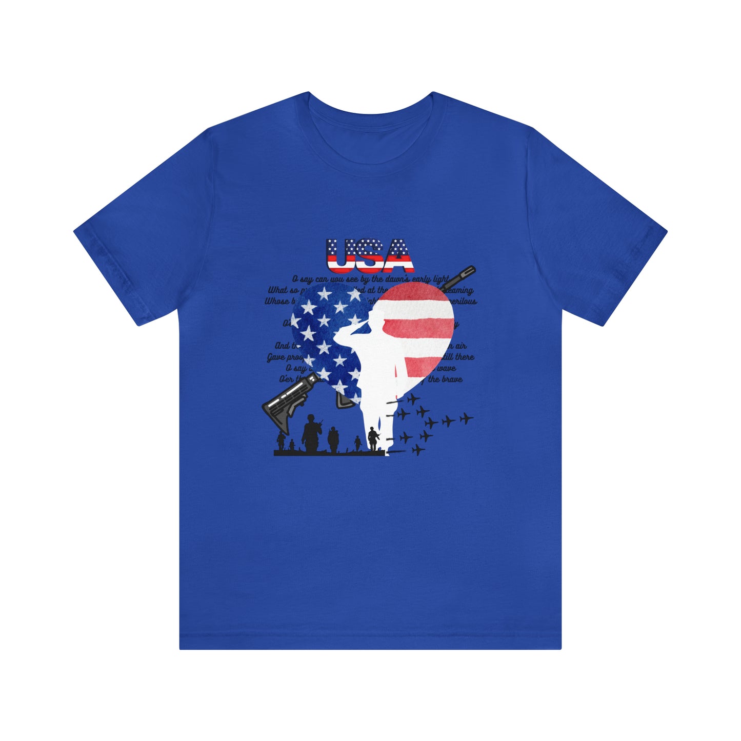 USA 2 Unisex Jersey Short Sleeve Tee