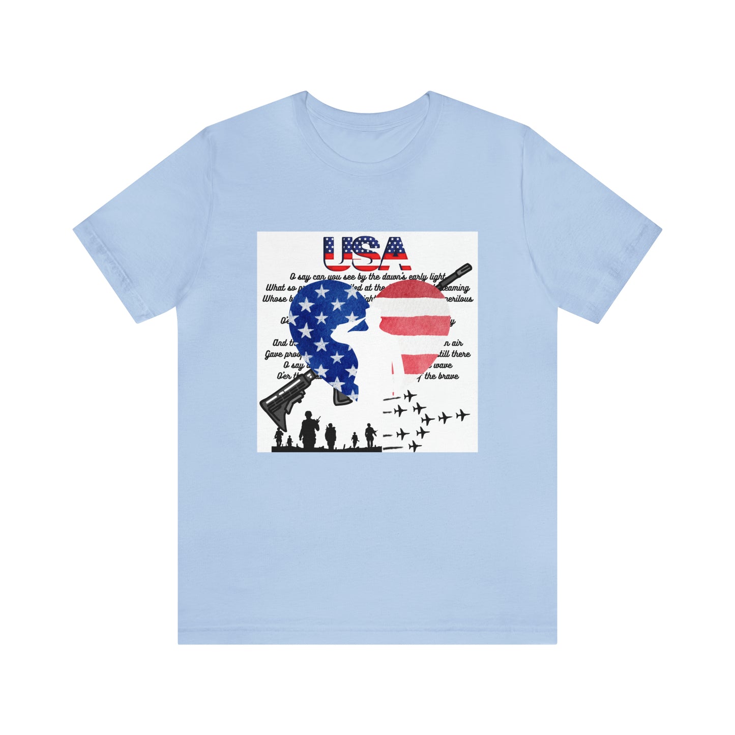 USA Unisex Jersey Short Sleeve Tee