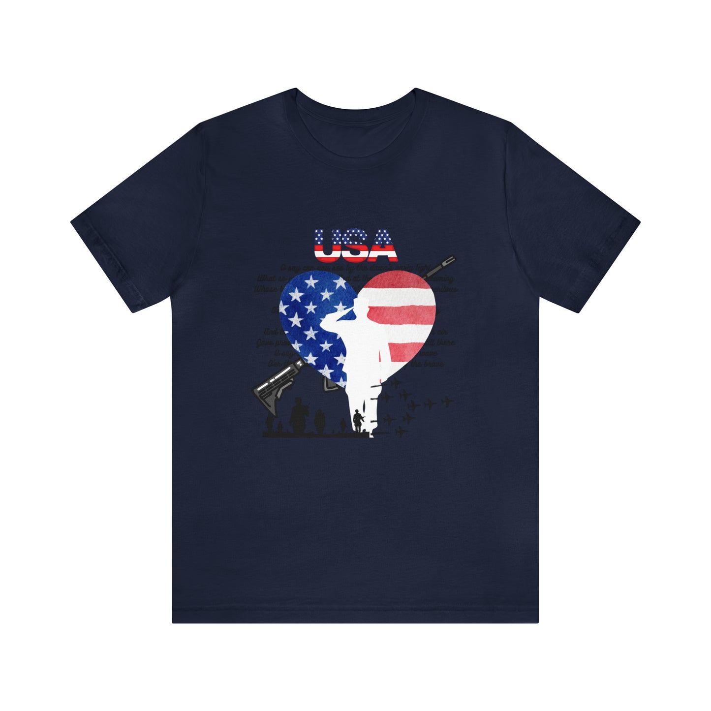 USA 2 Unisex Jersey Short Sleeve Tee