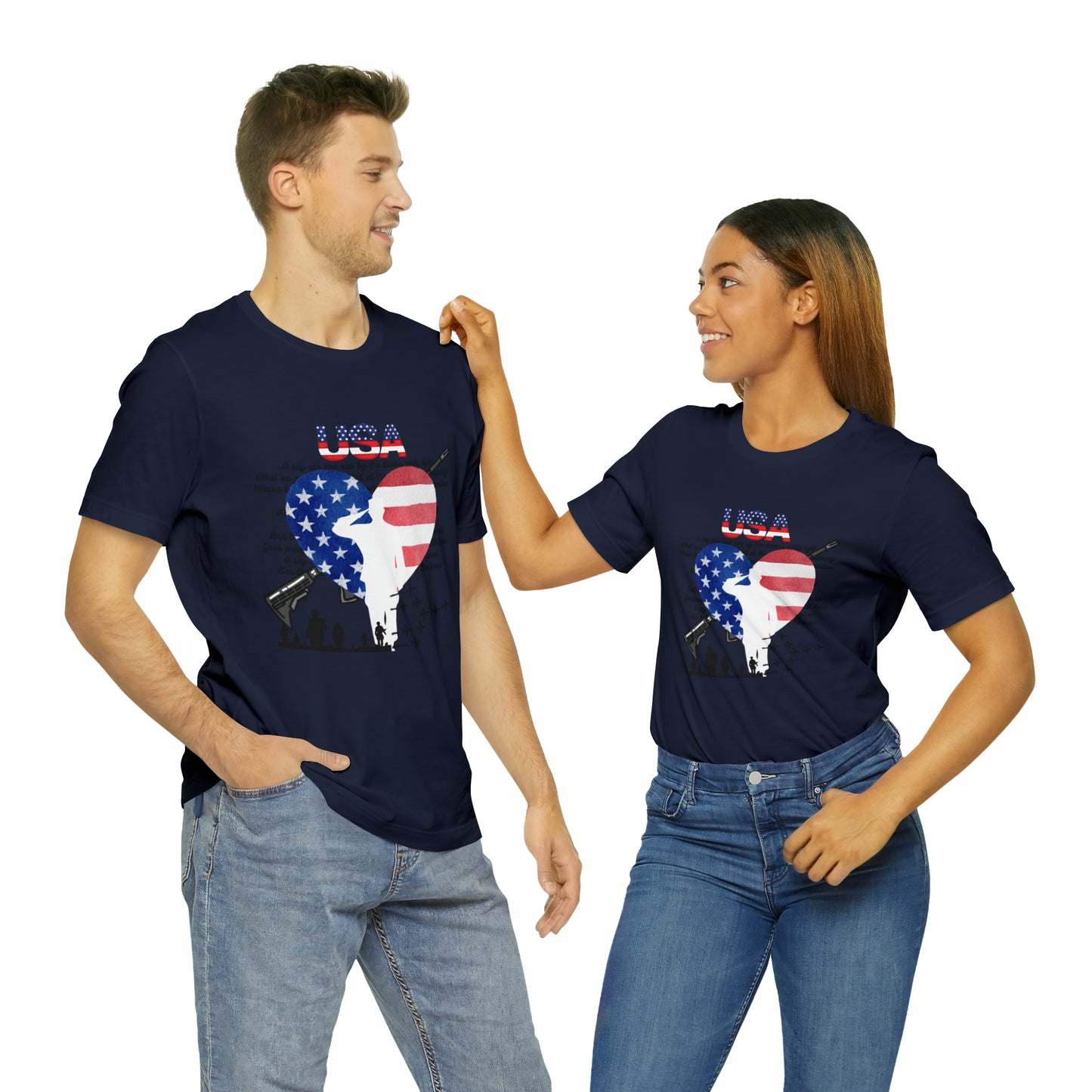 USA 2 Unisex Jersey Short Sleeve Tee