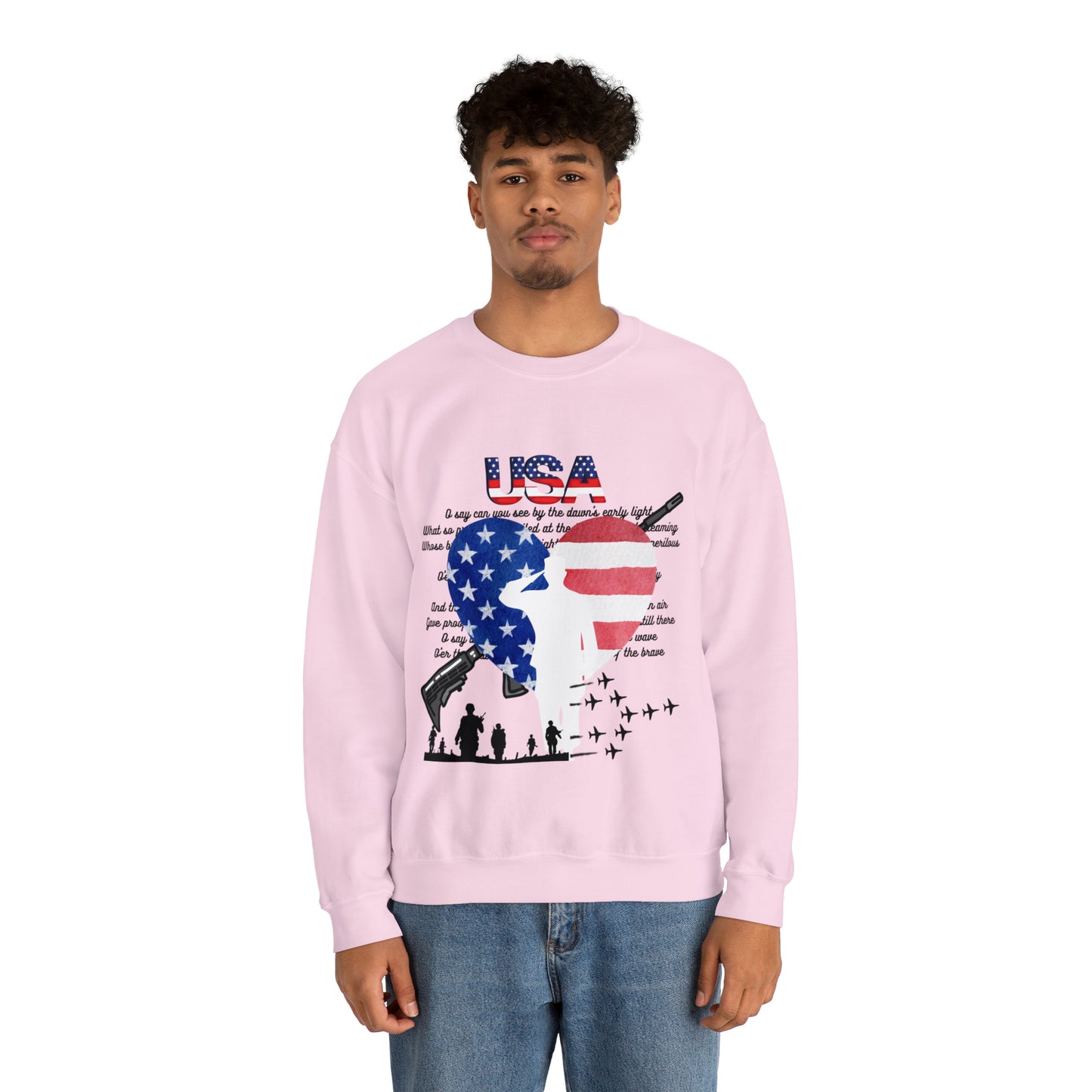 USA Unisex Heavy Blend™ Crewneck Sweatshirt