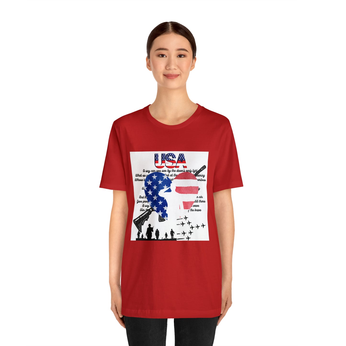 USA Unisex Jersey Short Sleeve Tee