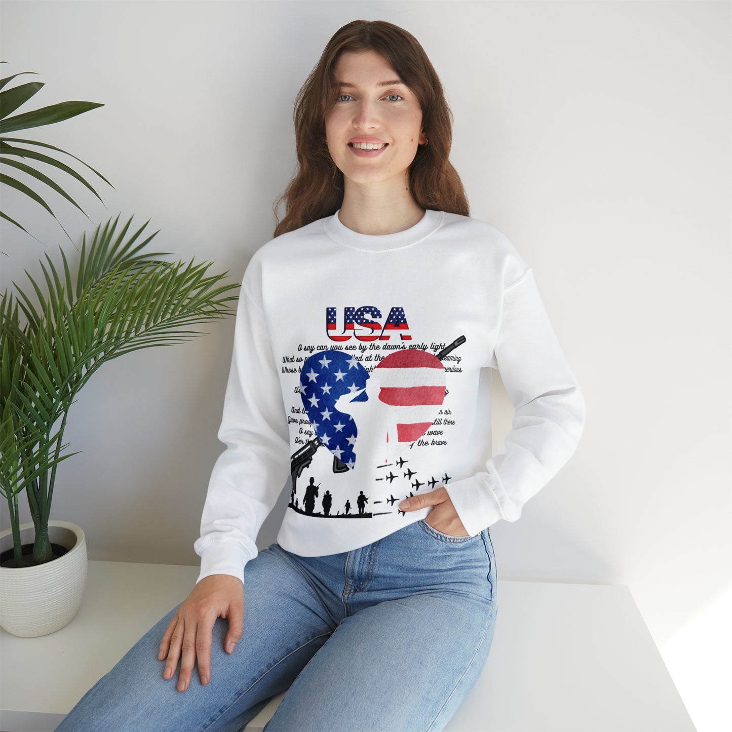 USA Unisex Heavy Blend™ Crewneck Sweatshirt