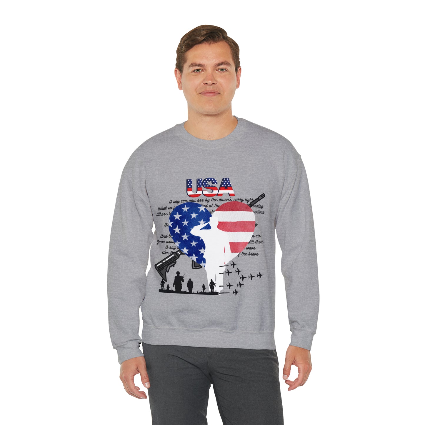 USA Unisex Heavy Blend™ Crewneck Sweatshirt